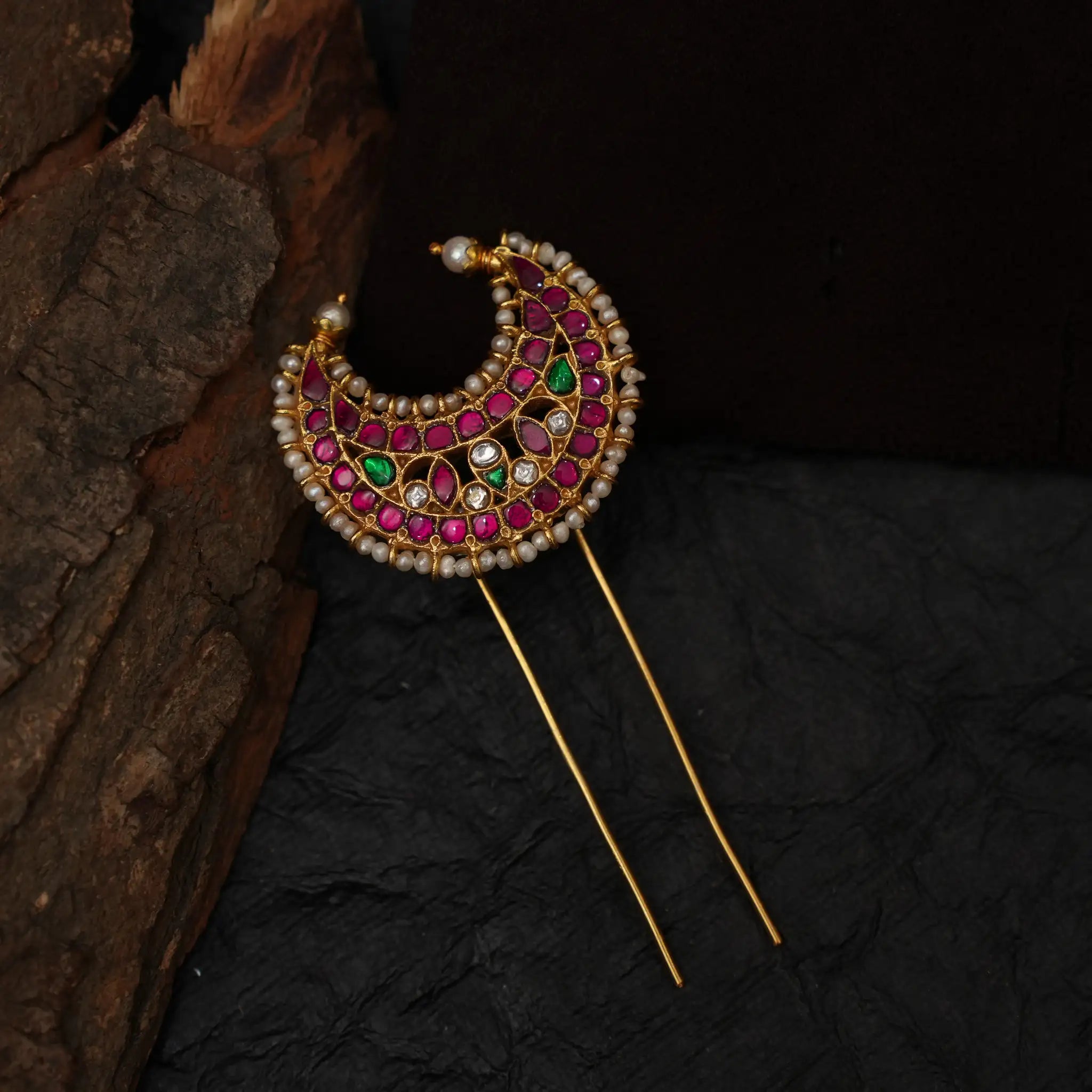 Siara Silver Hair Pin
