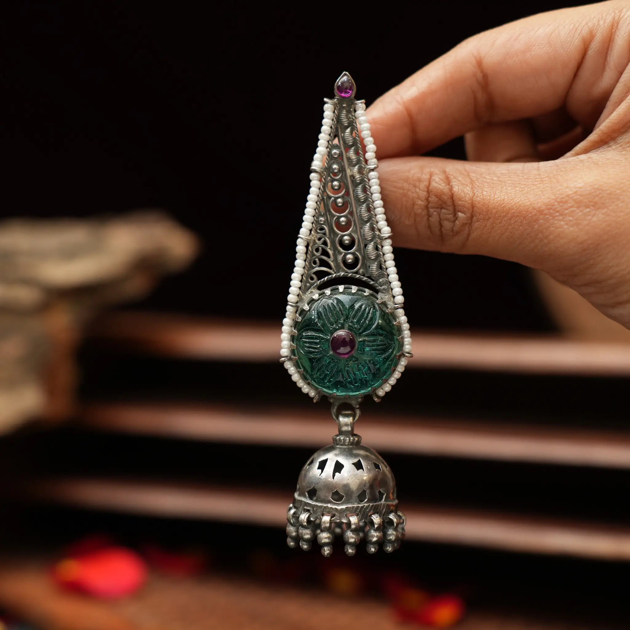 Silver Geometric Earrings