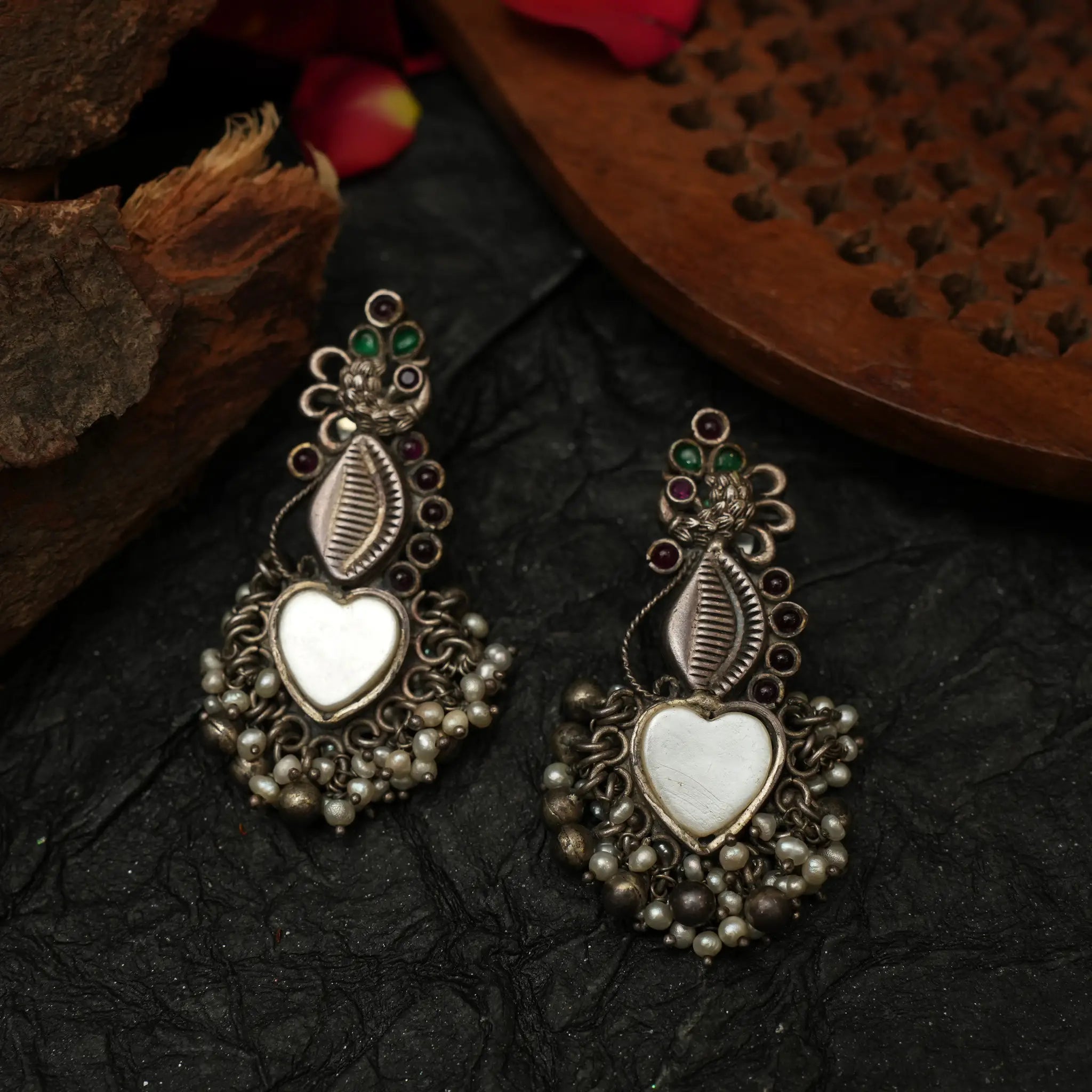 Silver Statement Earrings