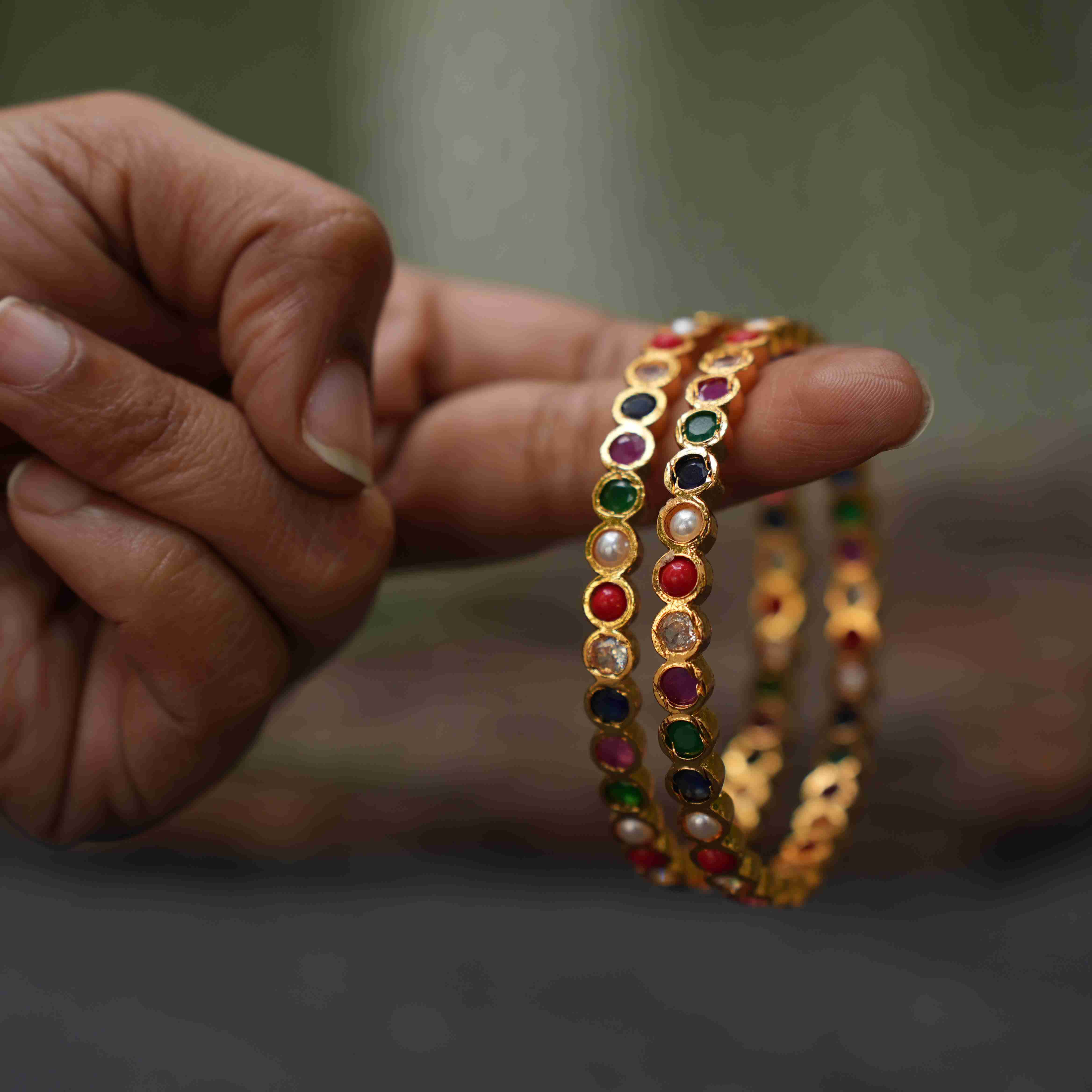 Sima Navrathna Bangles