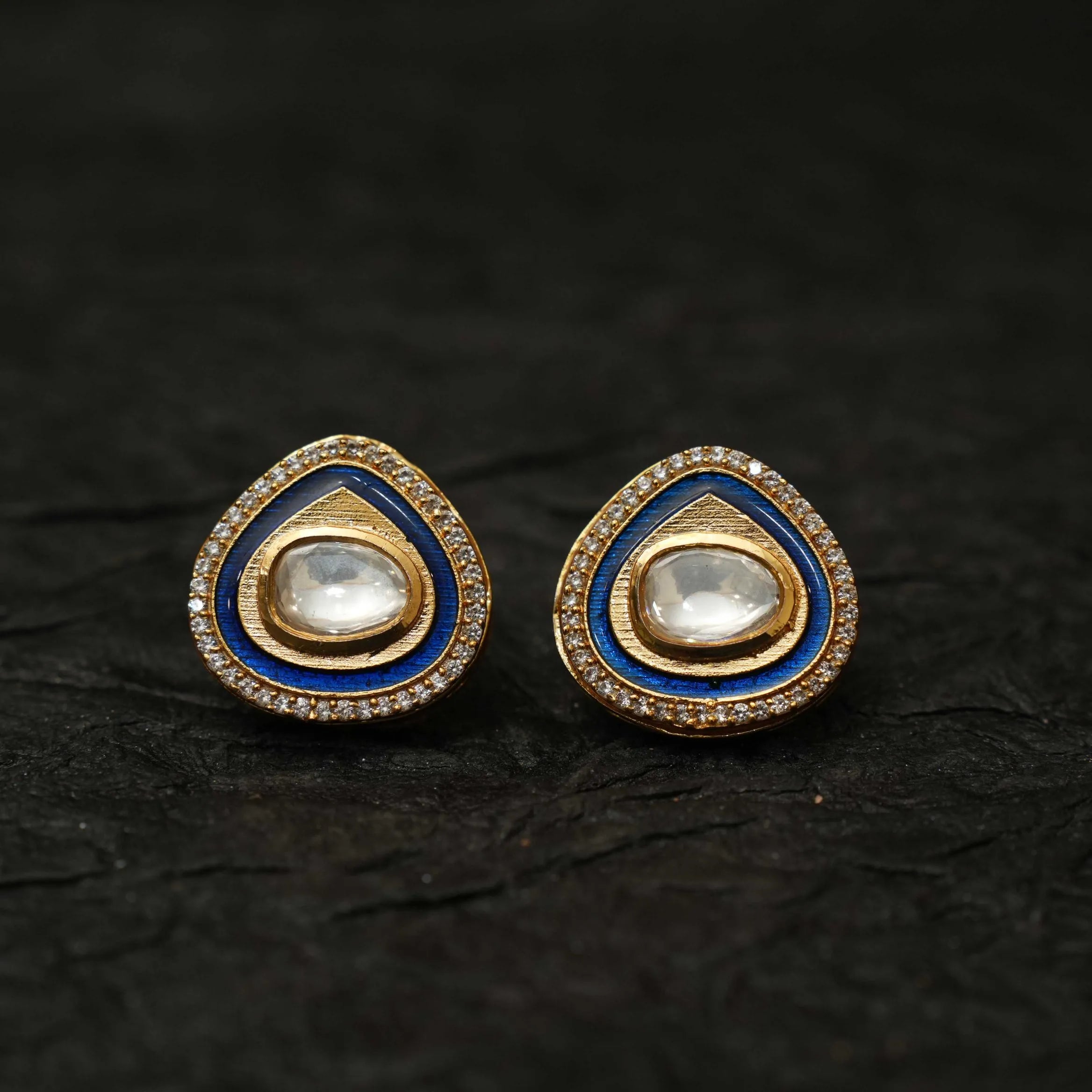 Sindhu Polki Ear Stud