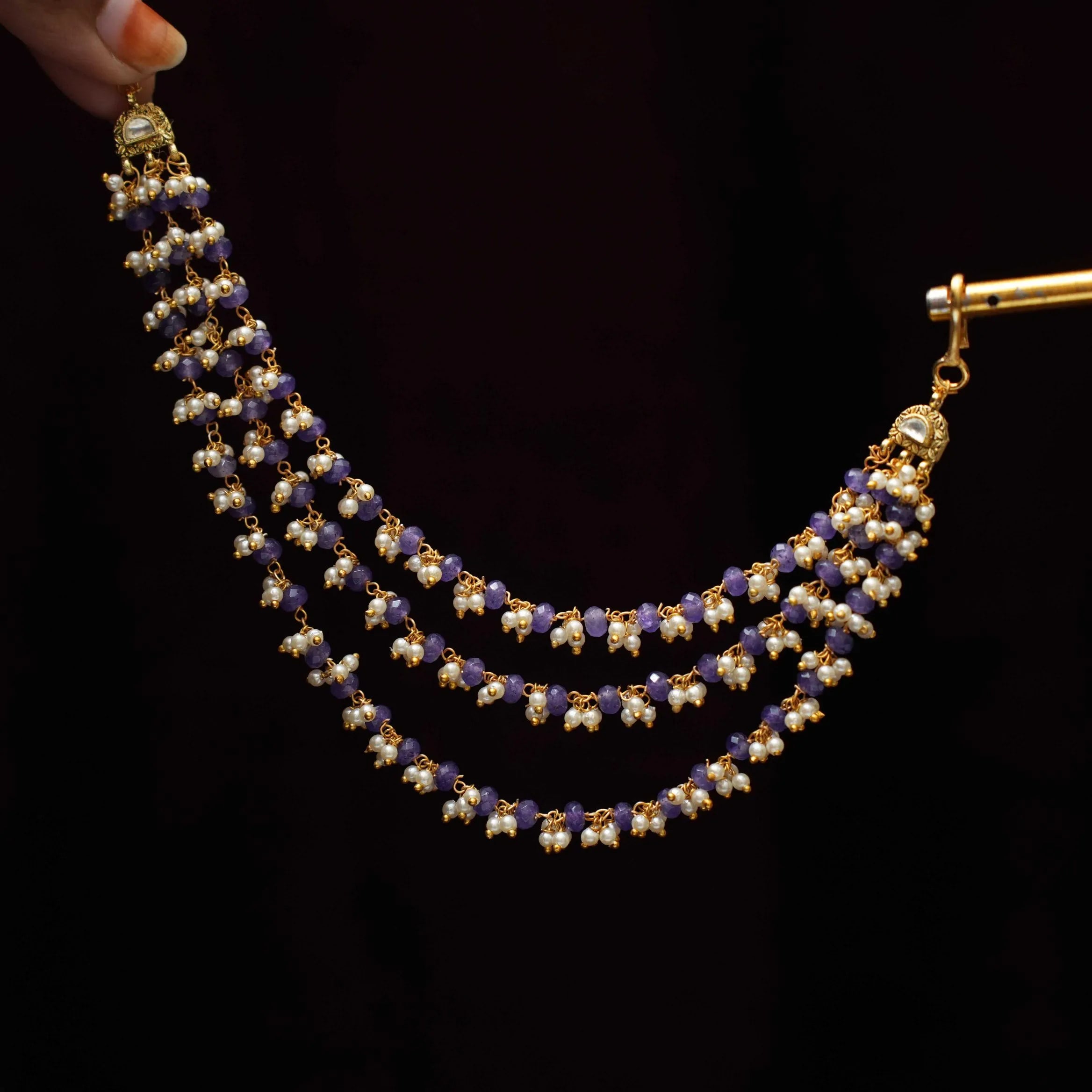 Sonia Polki Ear Chain