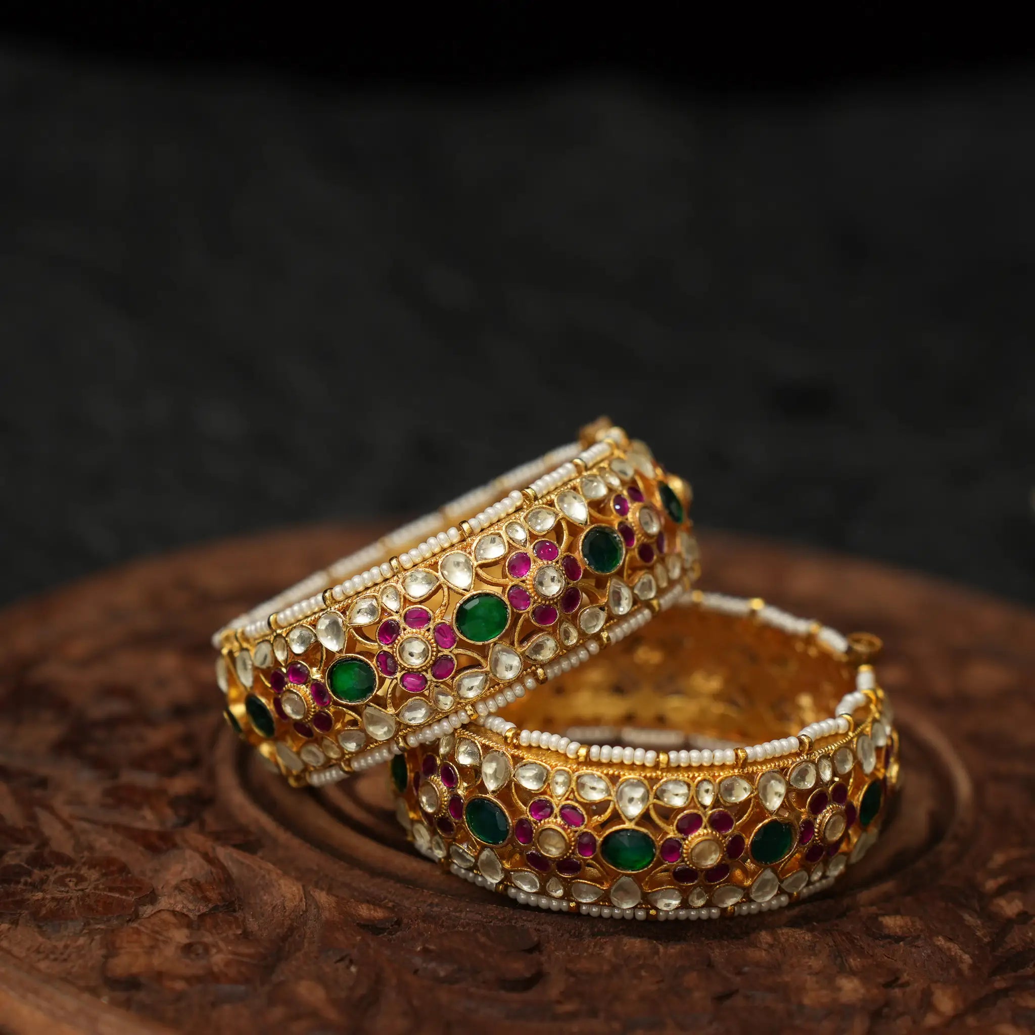 Sonika Polki Bangles