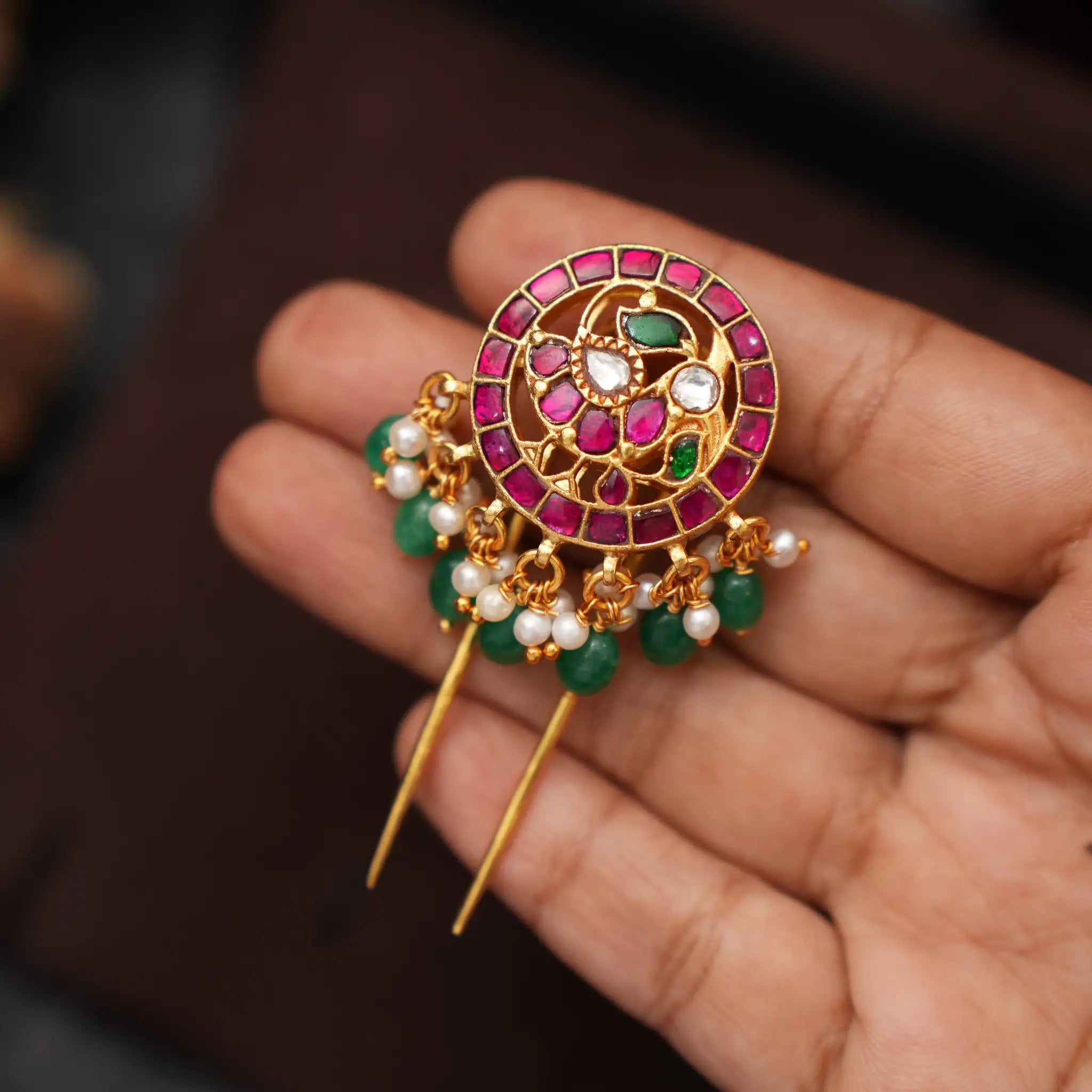 Srinika Silver Hair Pin