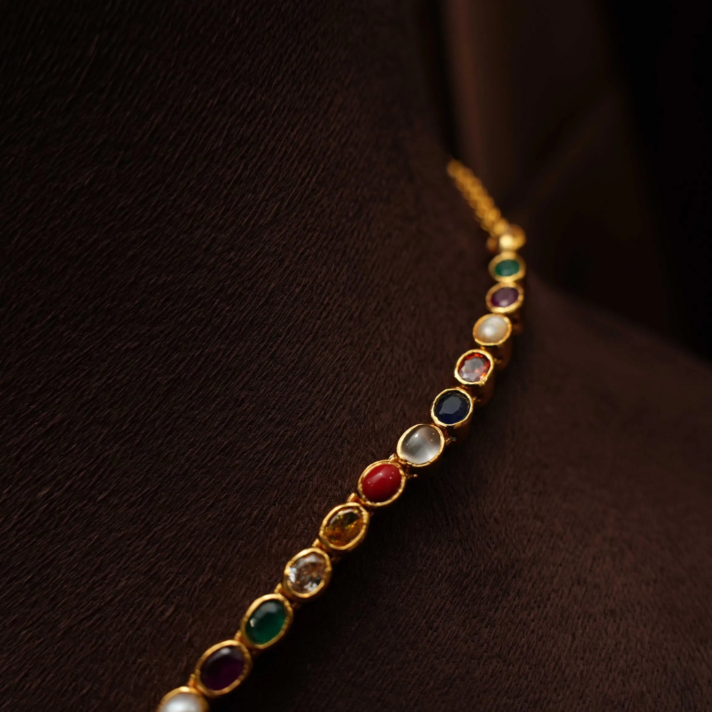 Srisha Silver Reversible Necklace