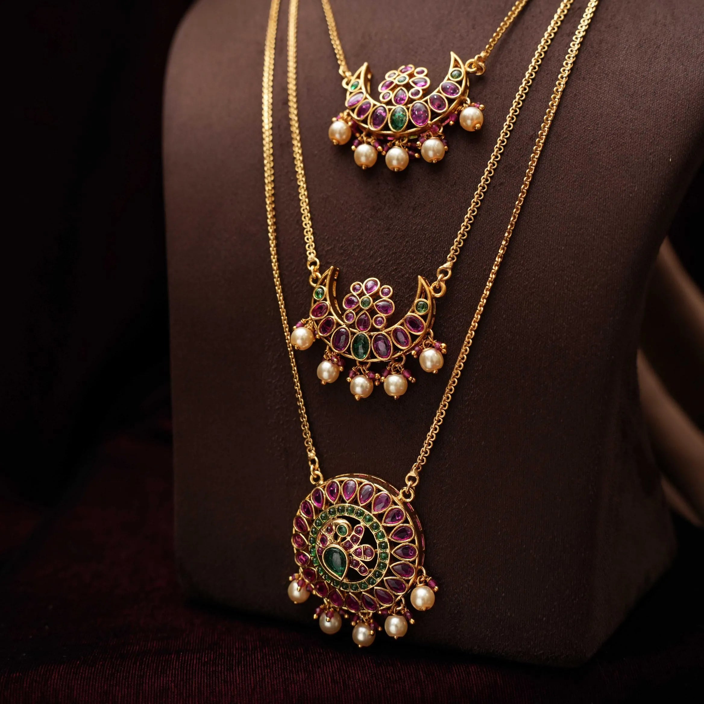 Sruthi Minimal Antique Necklace