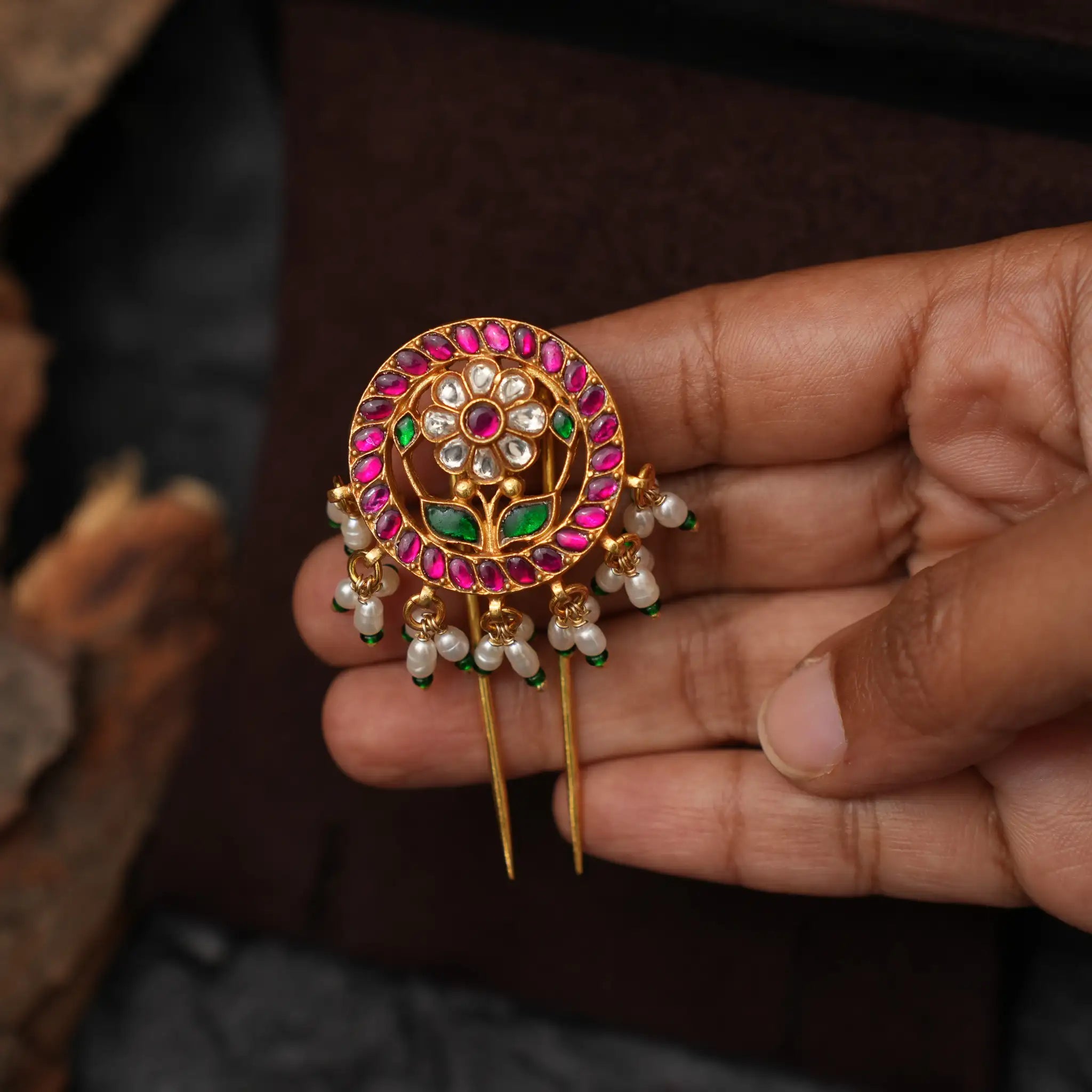 Sudiksha Silver Hair Pin