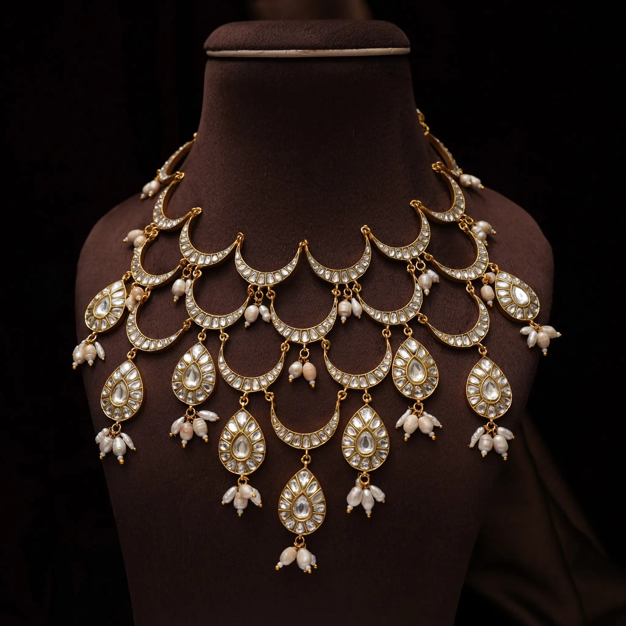 Suhana Statement Polki Necklace