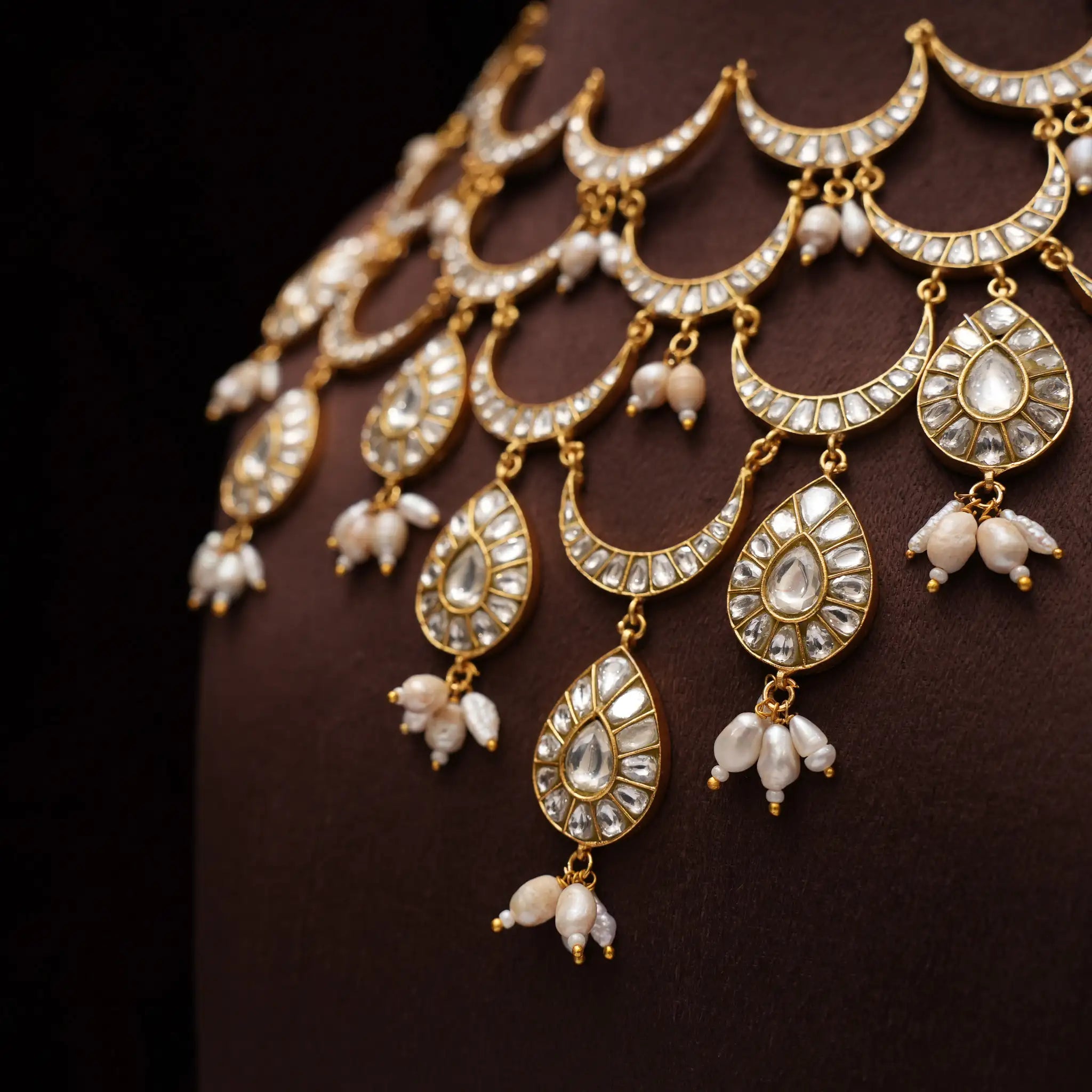 Suhana Statement Polki Necklace