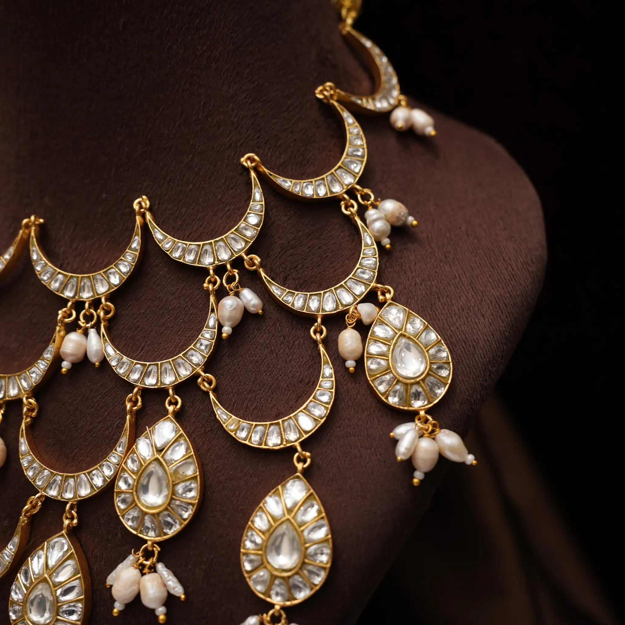 Suhana Statement Polki Necklace
