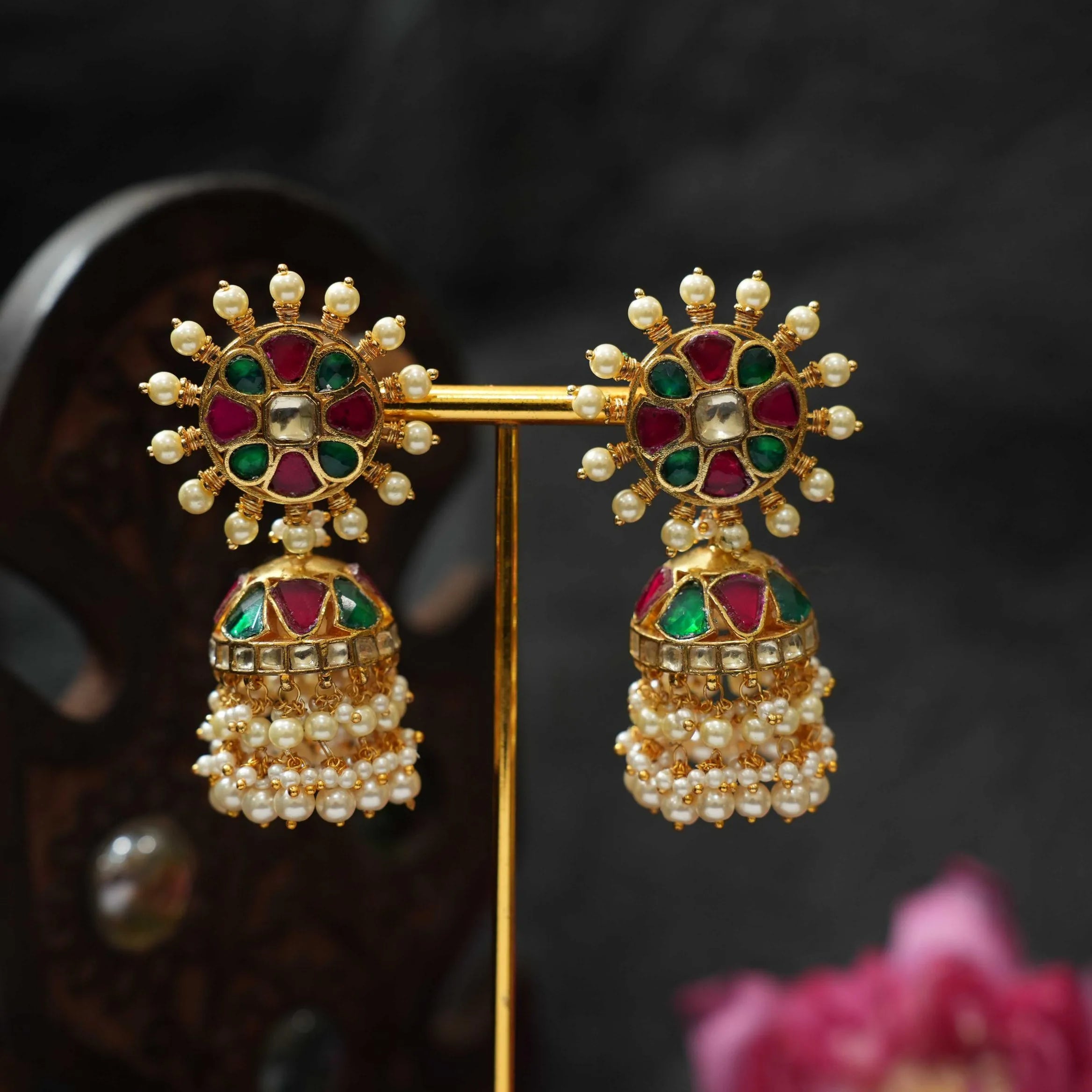 Suma Polki Jhumka