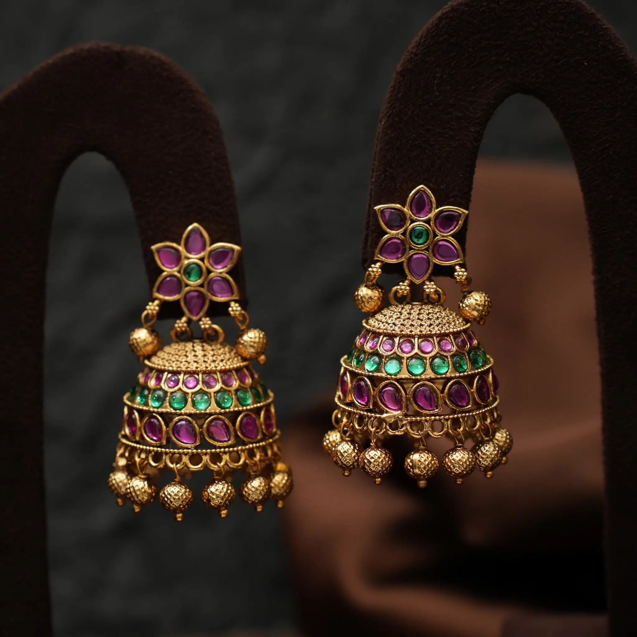 Sunitha Antique Jhumka Earrings