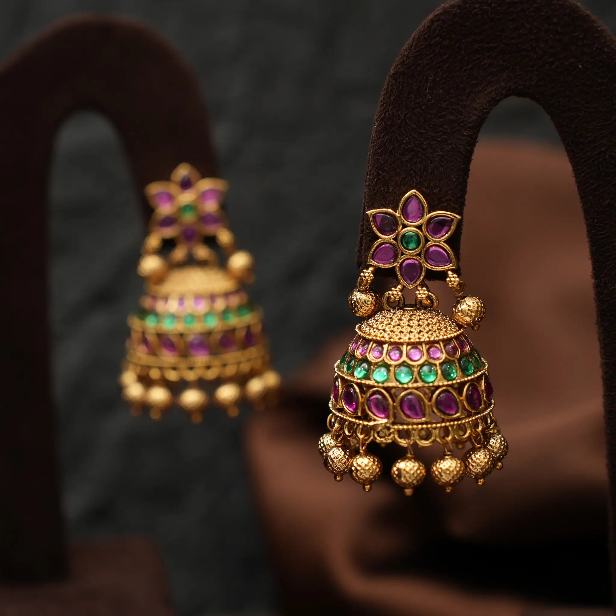 Sunitha Antique Jhumka Earrings