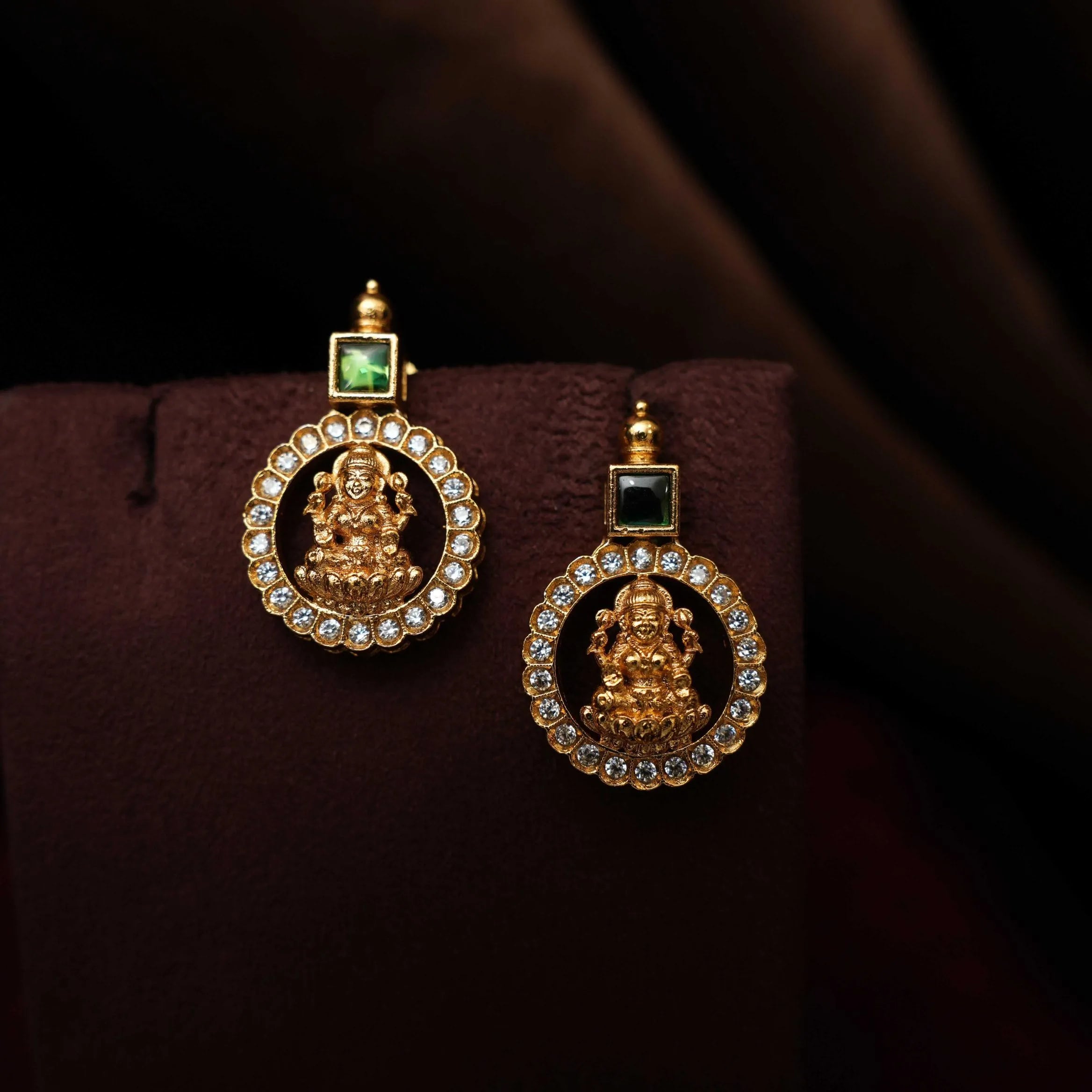 Supriya Antique Necklace - Green