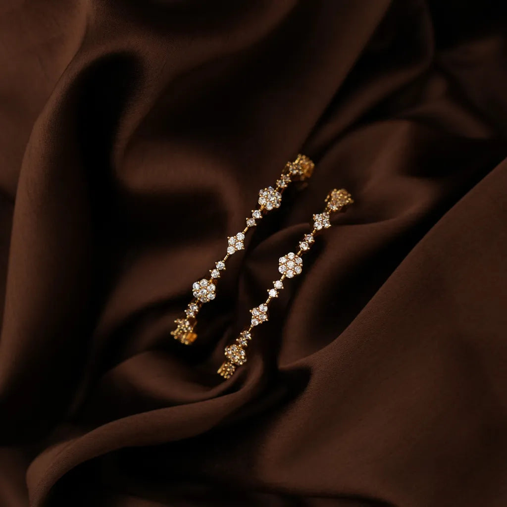 Susanaah Zircon Bangles