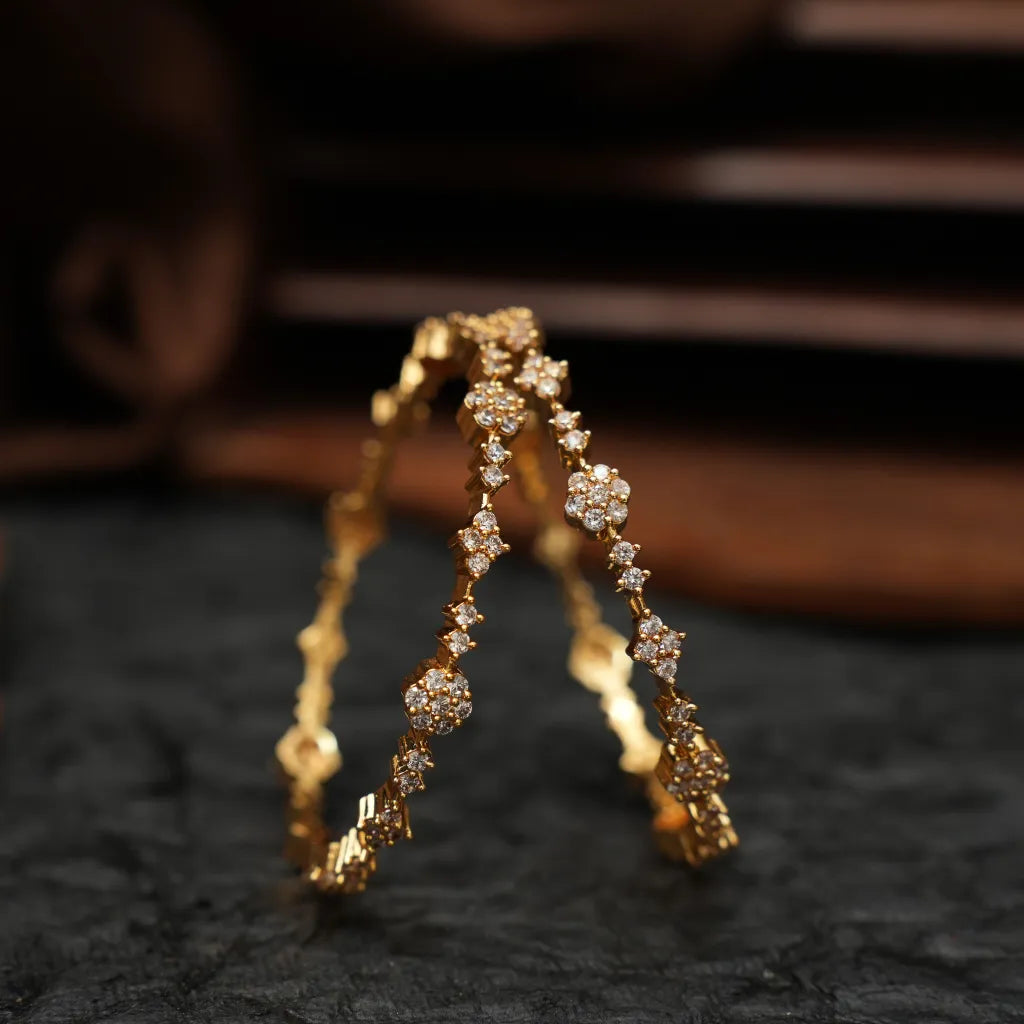 Susanaah Zircon Bangles