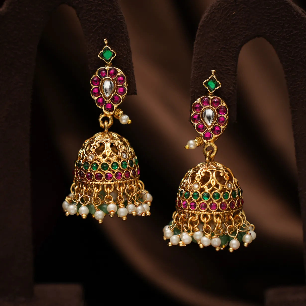 Swara Antique Mango Necklace - Long