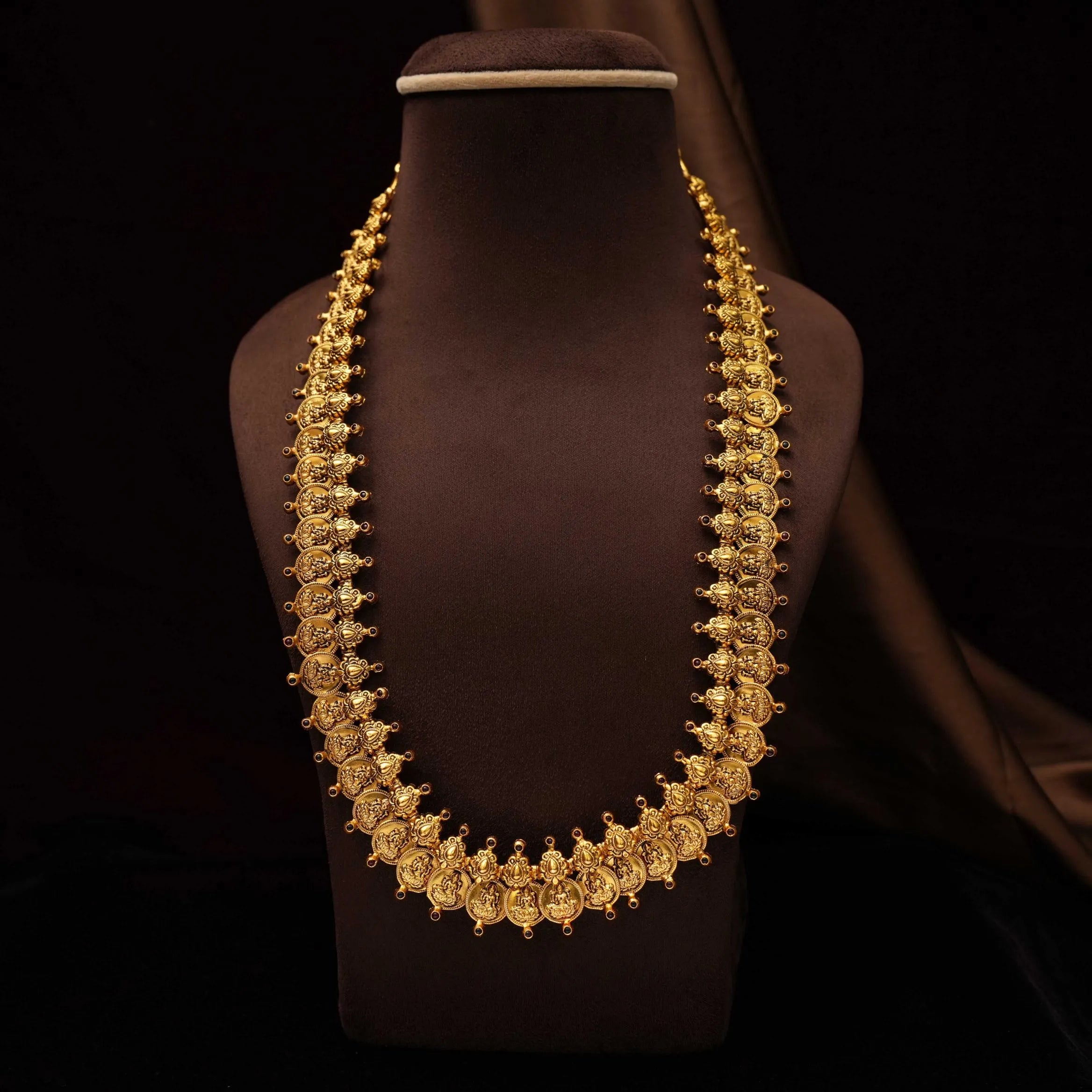 Swarali Silver Coin Necklace