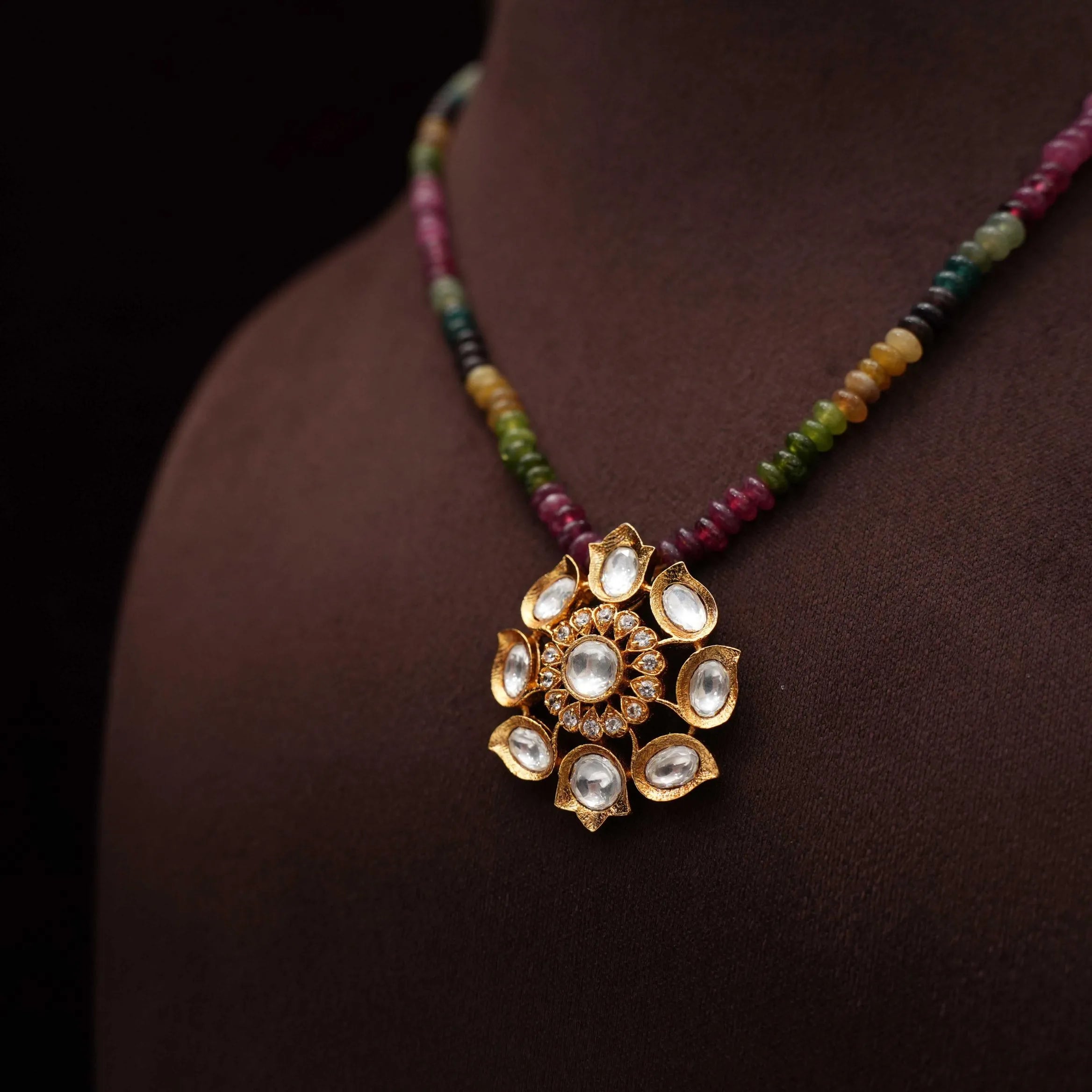 Swarali Beaded Necklace
