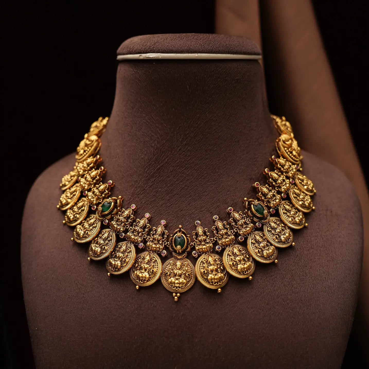 Tamarai Antique Necklace - Green