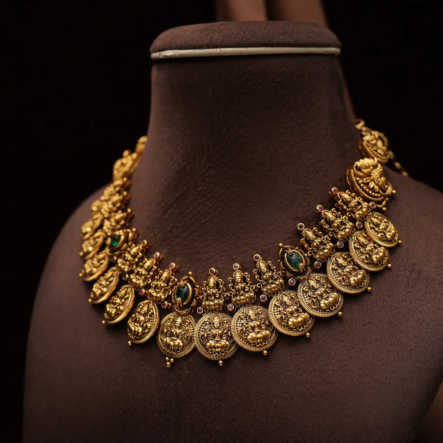 Tamarai Antique Necklace - Green