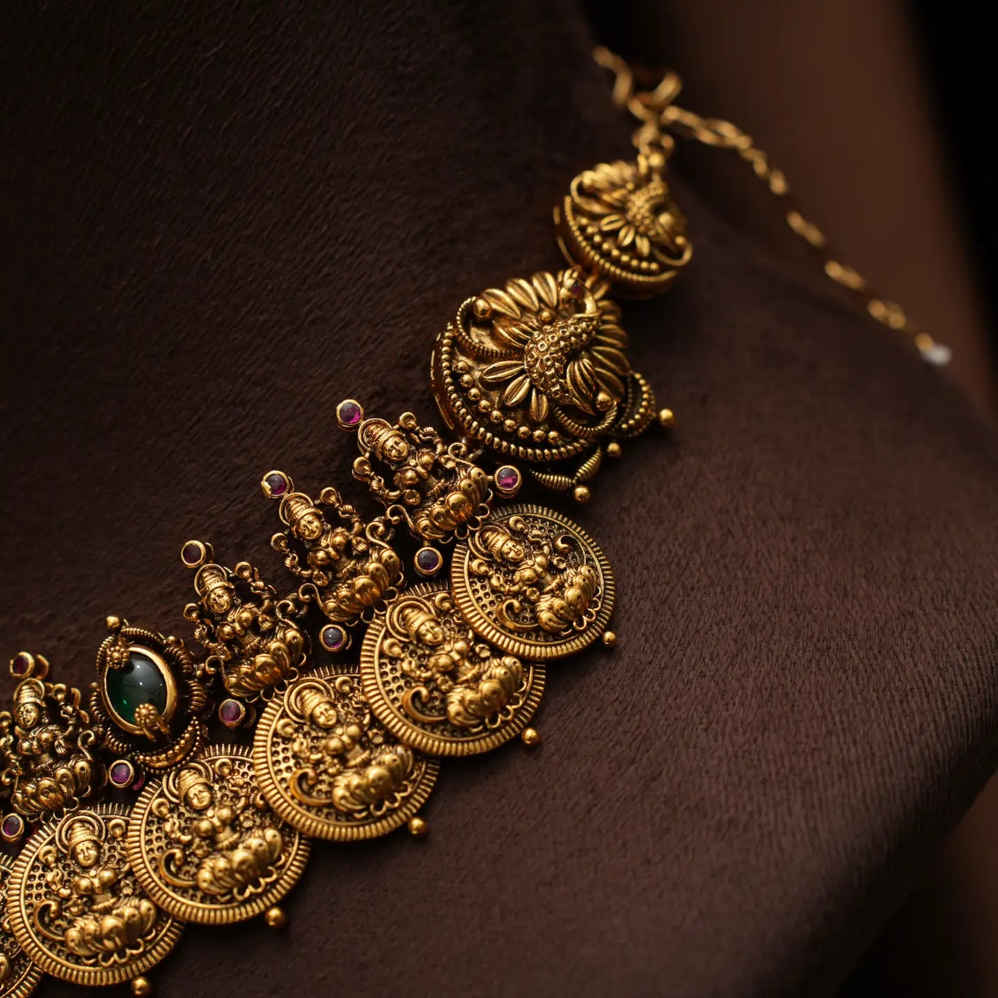 Tamarai Antique Necklace - Green