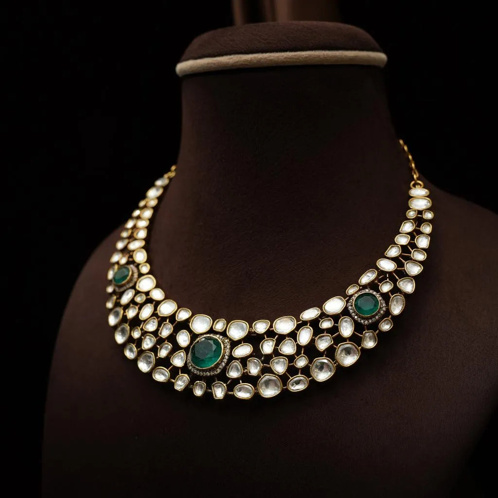 Tamsin Victorian Necklace - Green