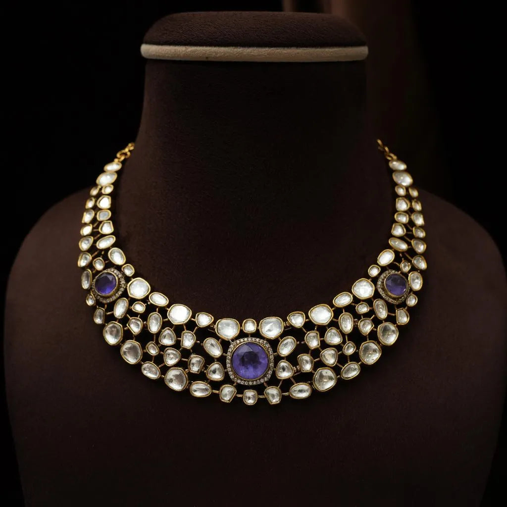 Tamsin Victorian Necklace - Lilac