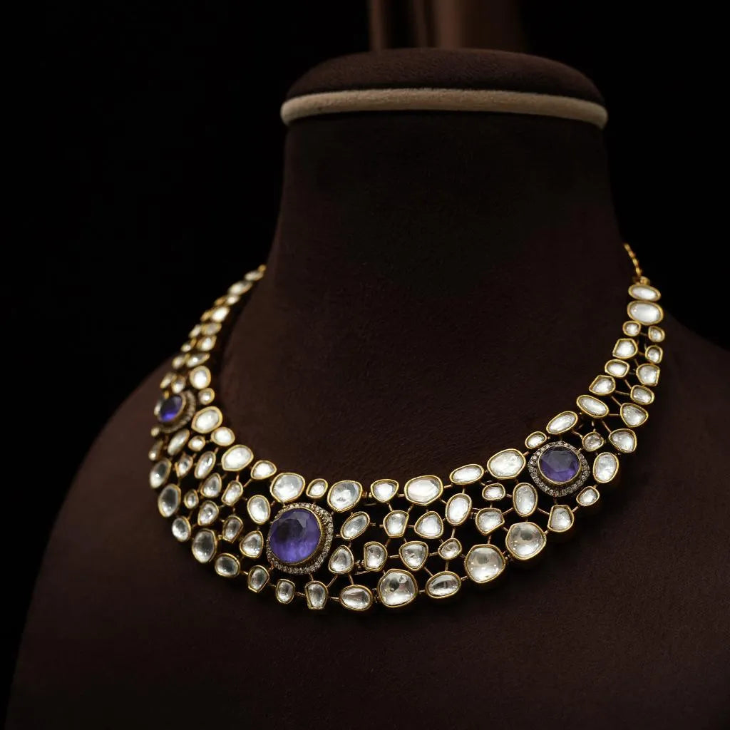 Tamsin Victorian Necklace - Lilac