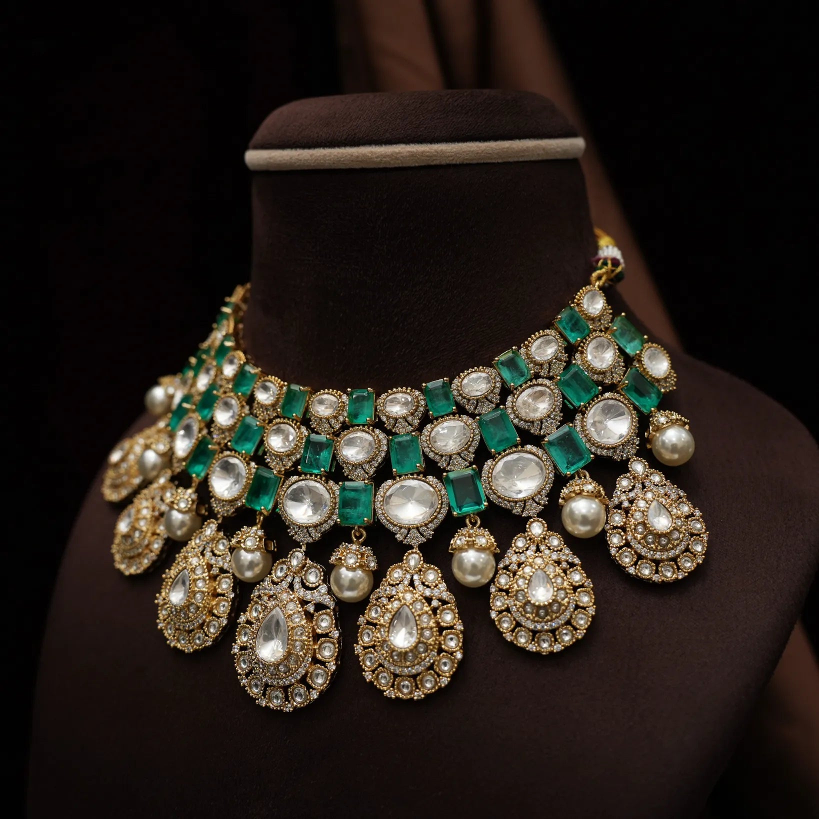 Taneesha Victorian Polki Necklace