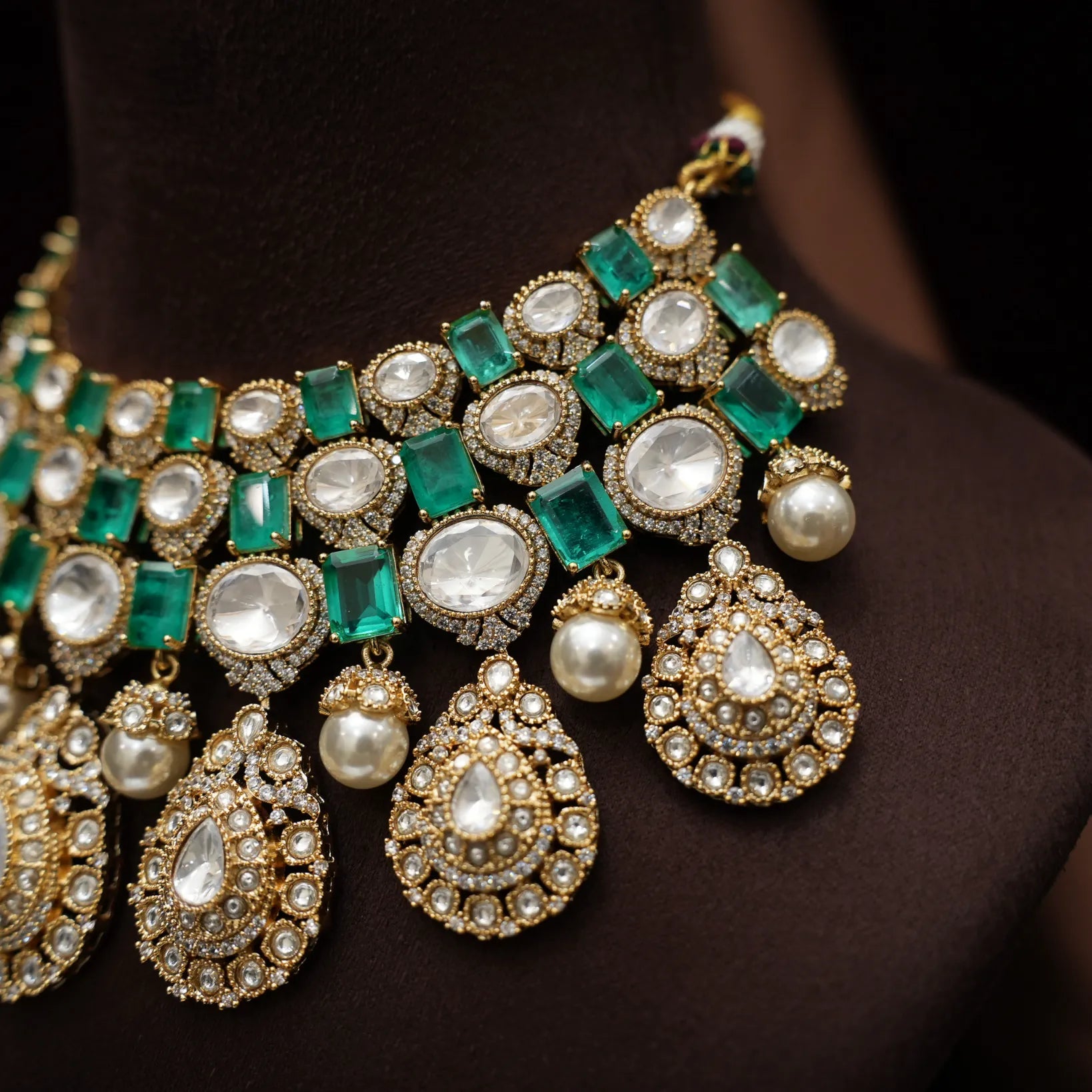 Taneesha Victorian Polki Necklace