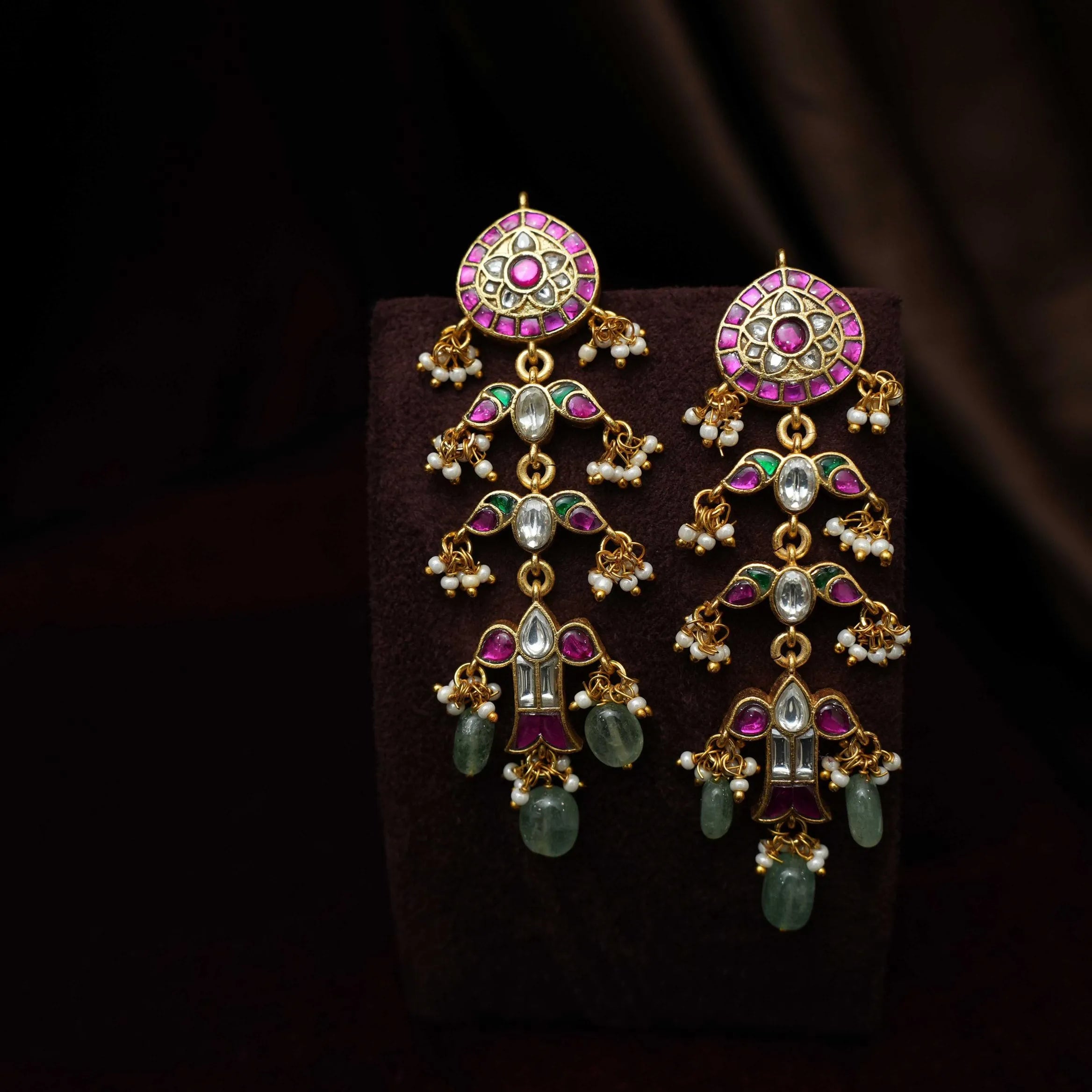 Taneria Polki Designer Earrings