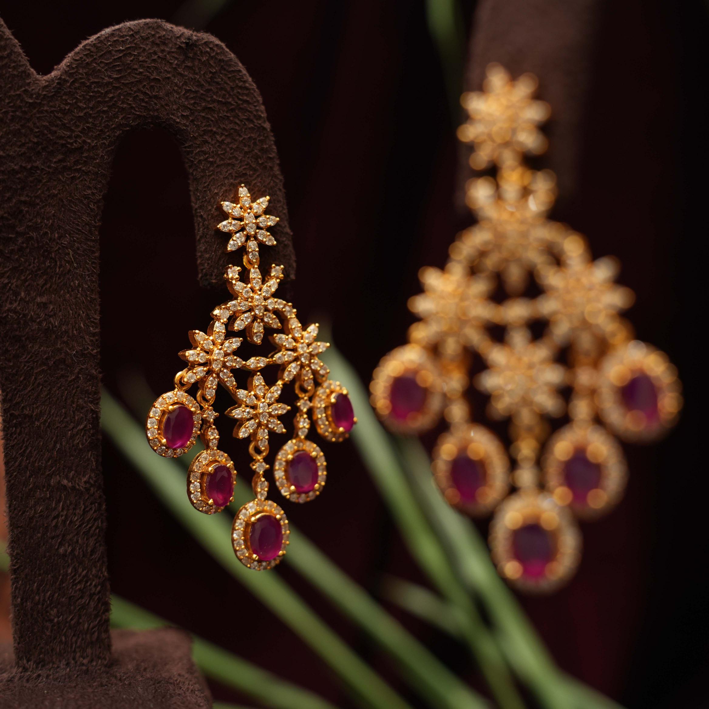 Tania Silver Designer Earrings - Rimli Boutique