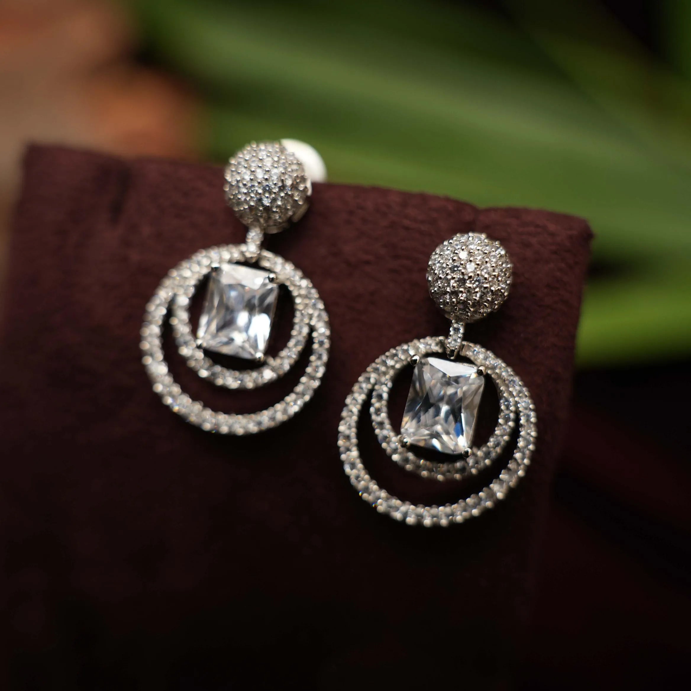 Tania Zircon Earrings - Rimli Boutique