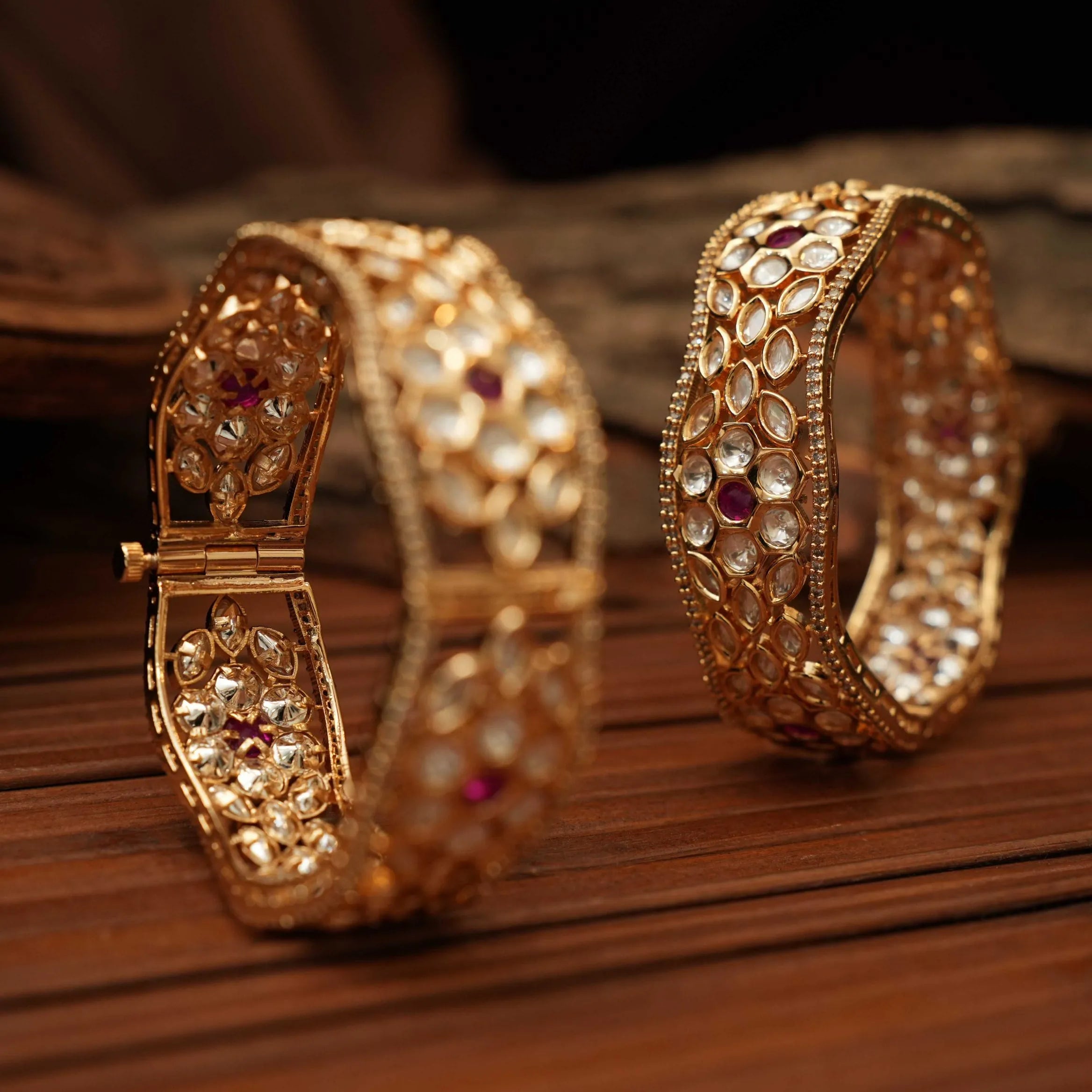 Tanisha Polki Bangles