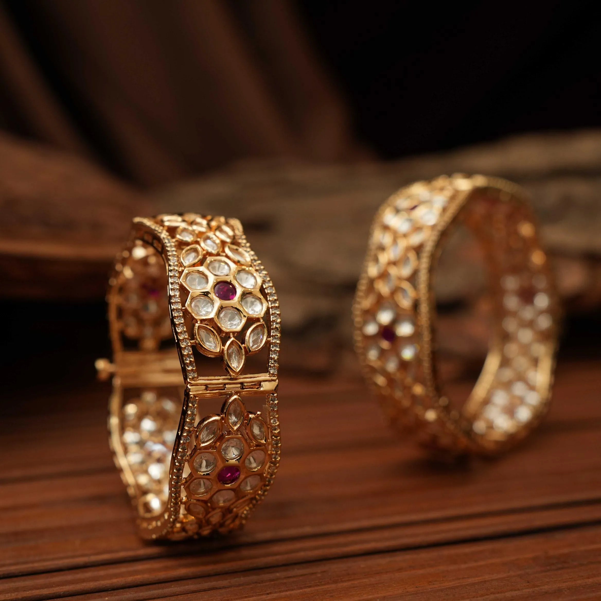 Tanisha Polki Bangles