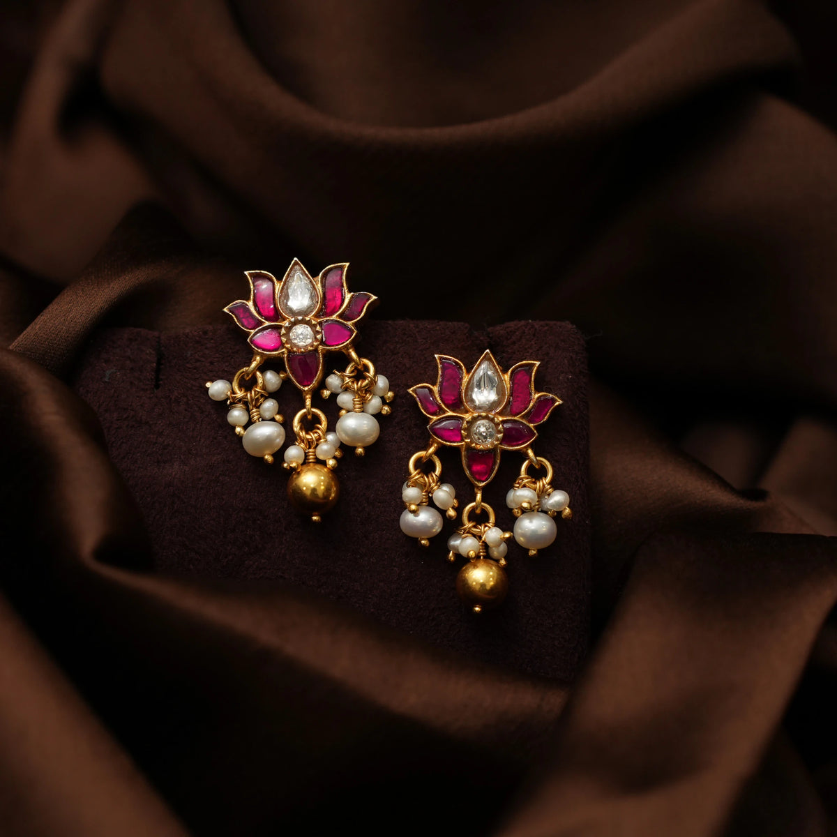 Tanishka Silver Earrings