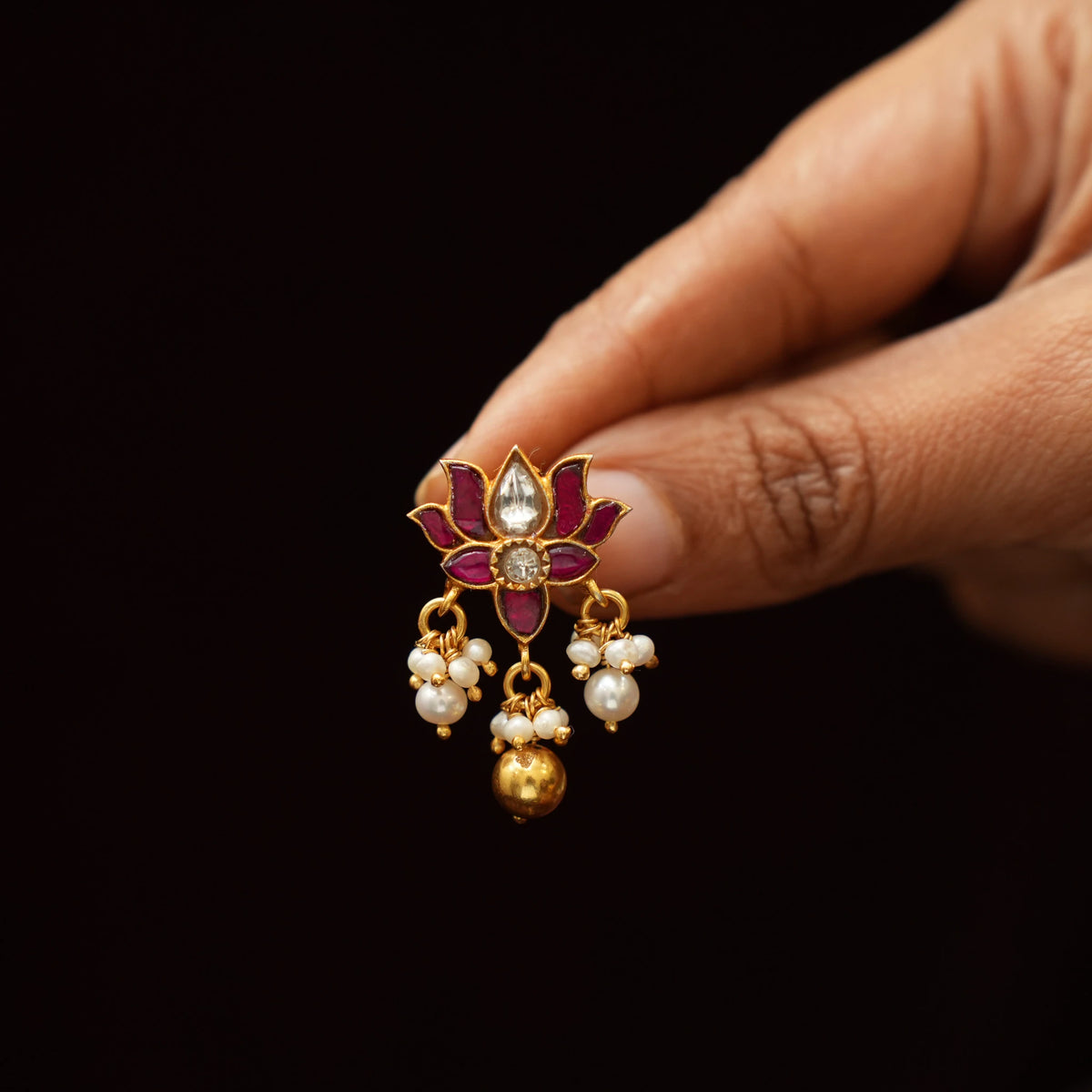 Tanishka Silver Earrings