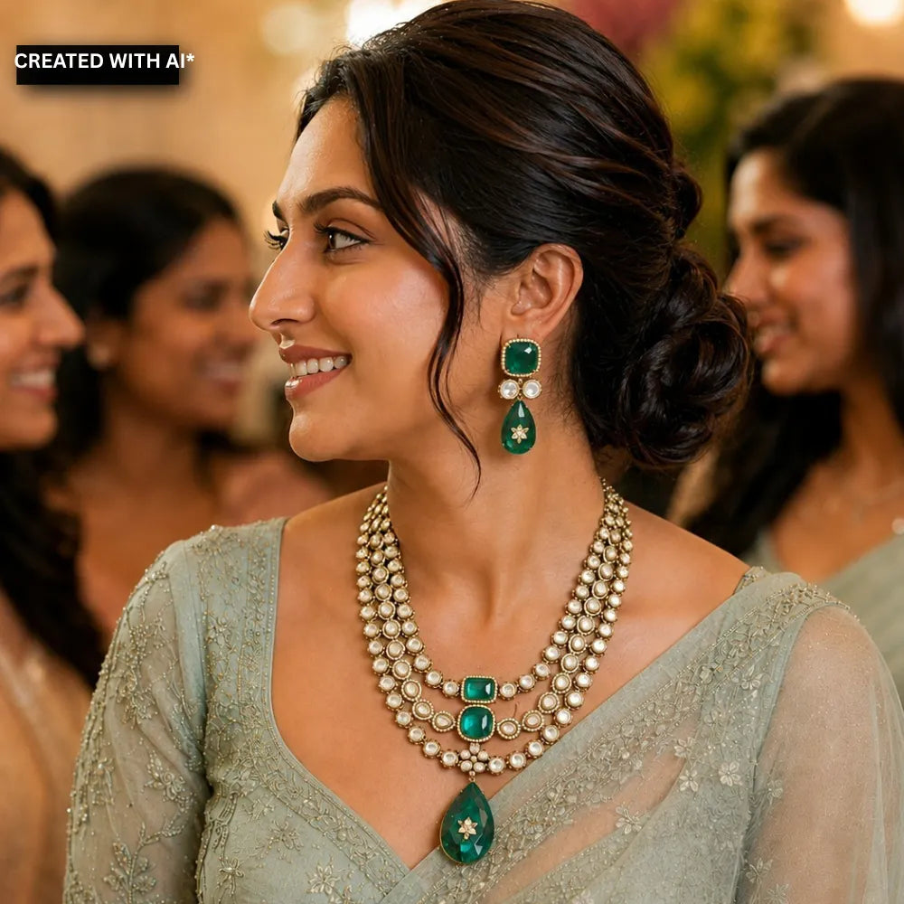Tanmay Victorian Layered Necklace