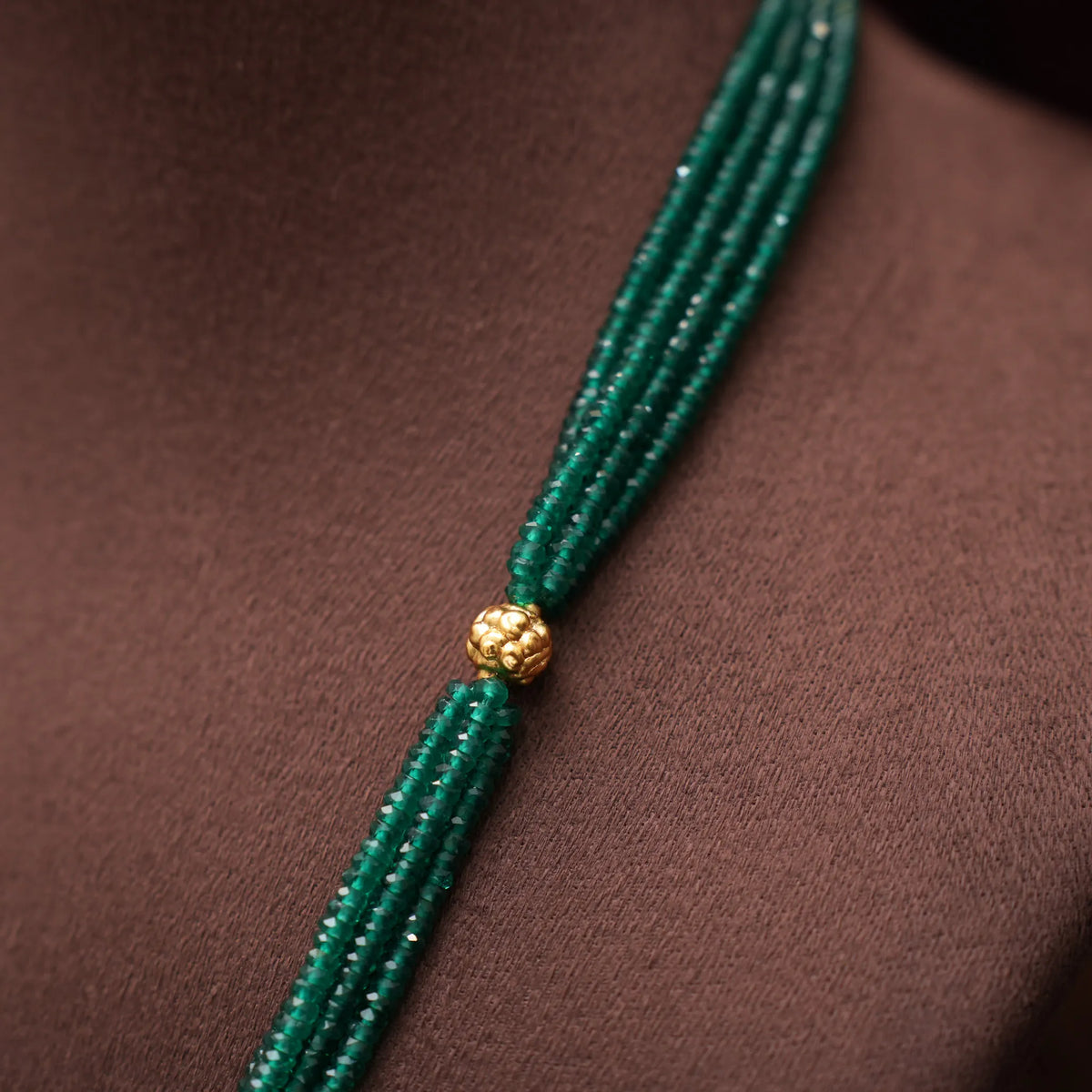 Tanusha Beaded Necklace - Bright Green