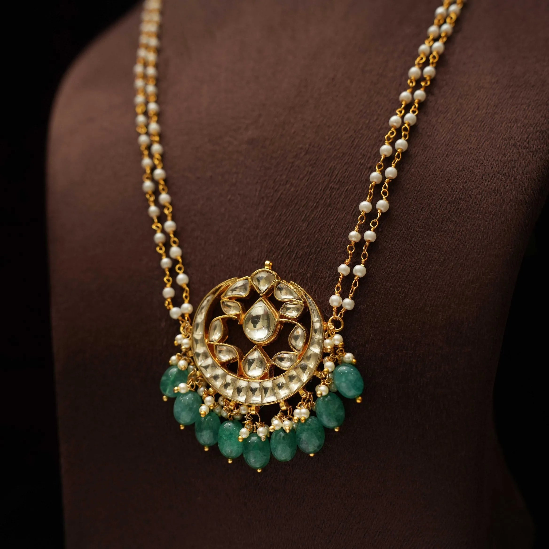 Taru Pearl Polki Necklace