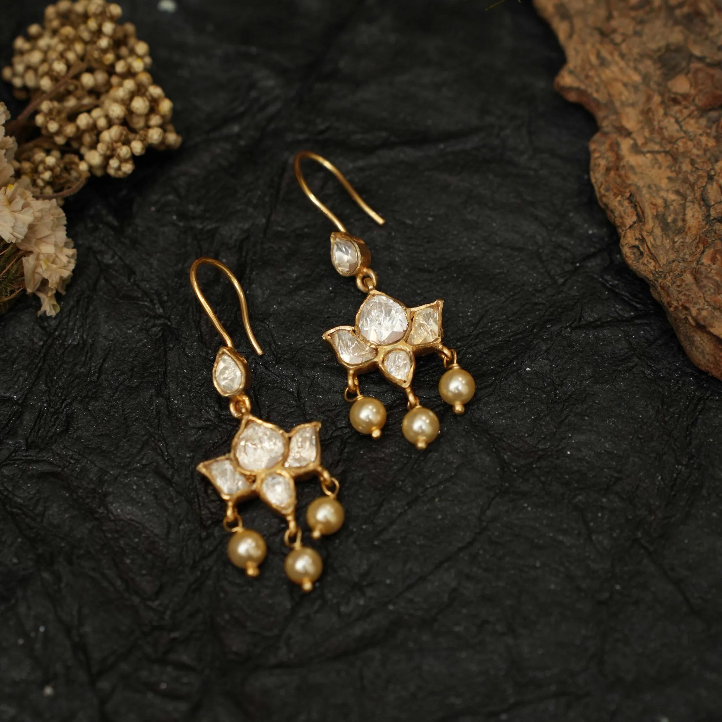 Tashi Silver Hoop Earrings