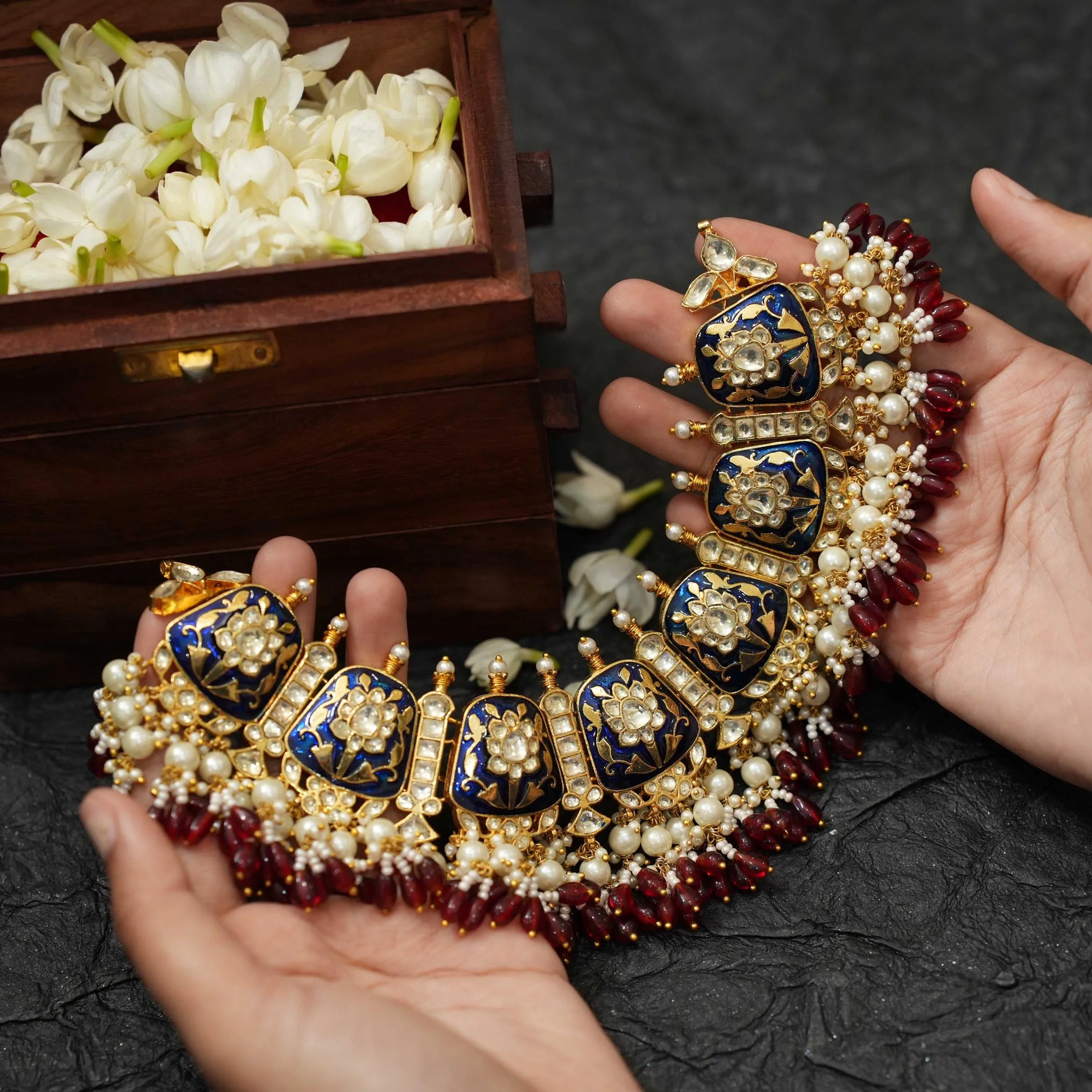 Taswika Meenakari Necklace