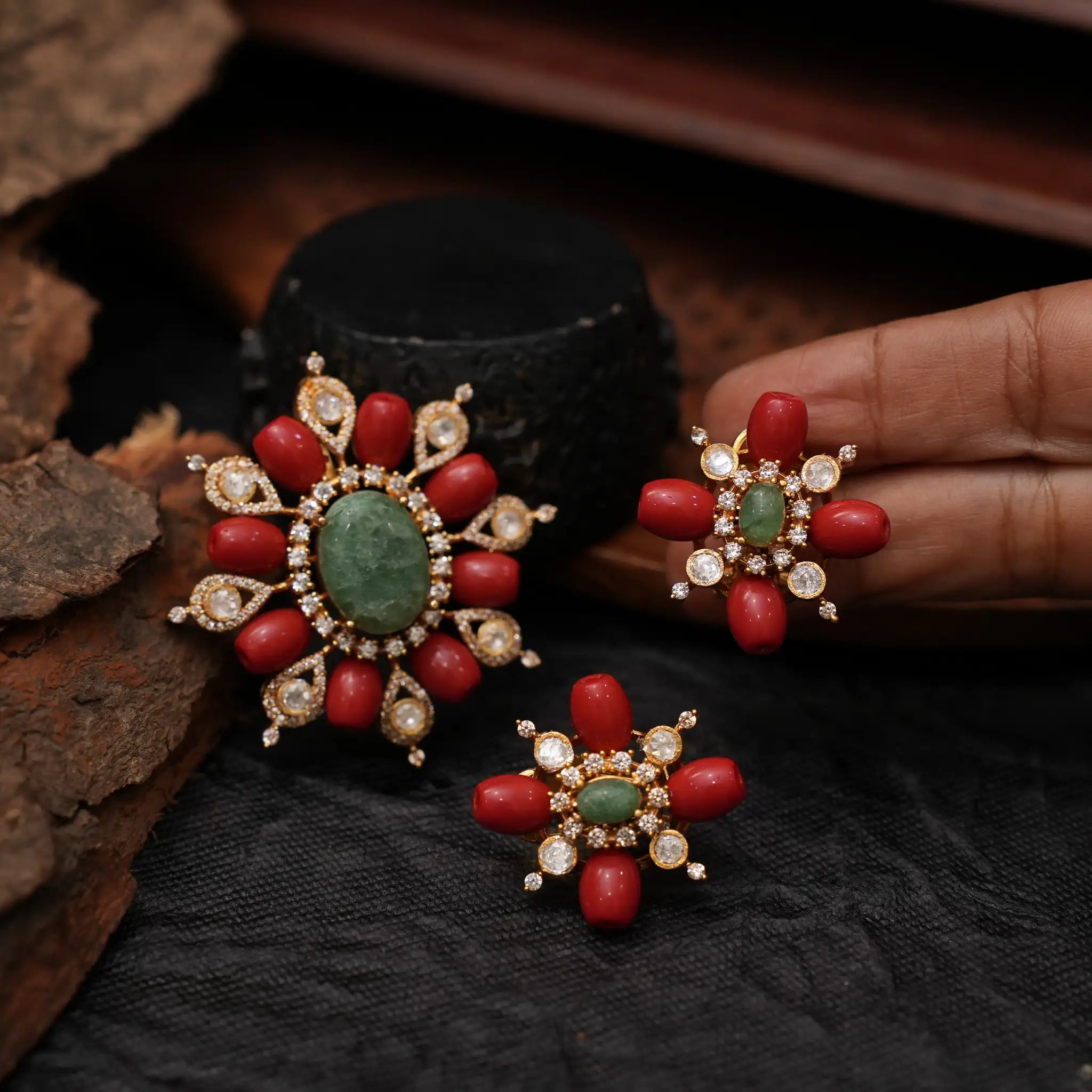 Tavishi Coral Pendant