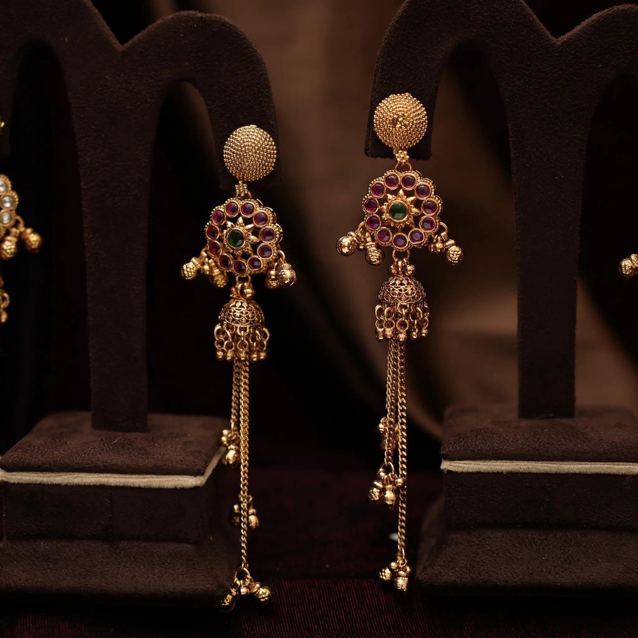 Tayira Antique Necklace - Red