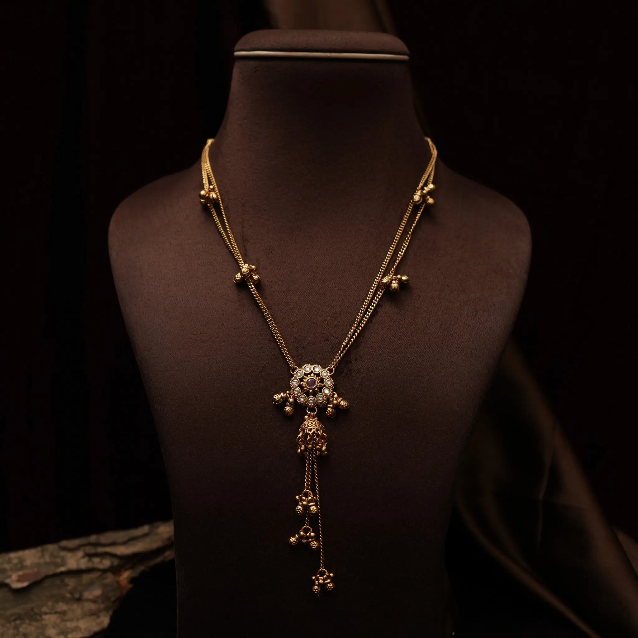 Tayira Antique Necklace - White