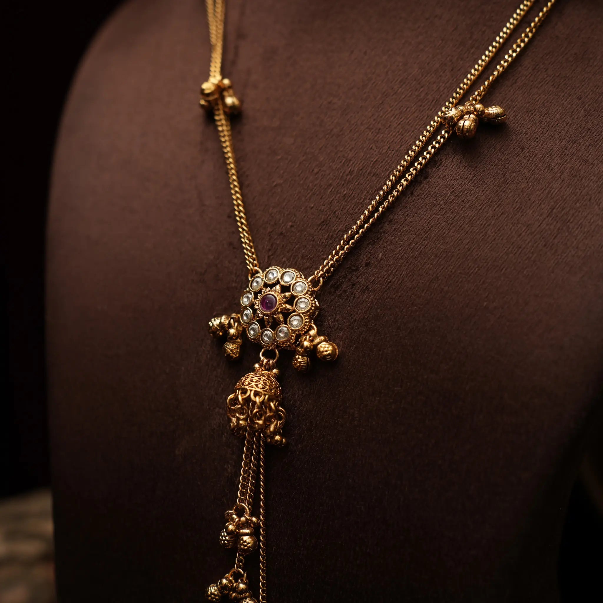 Tayira Antique Necklace - White