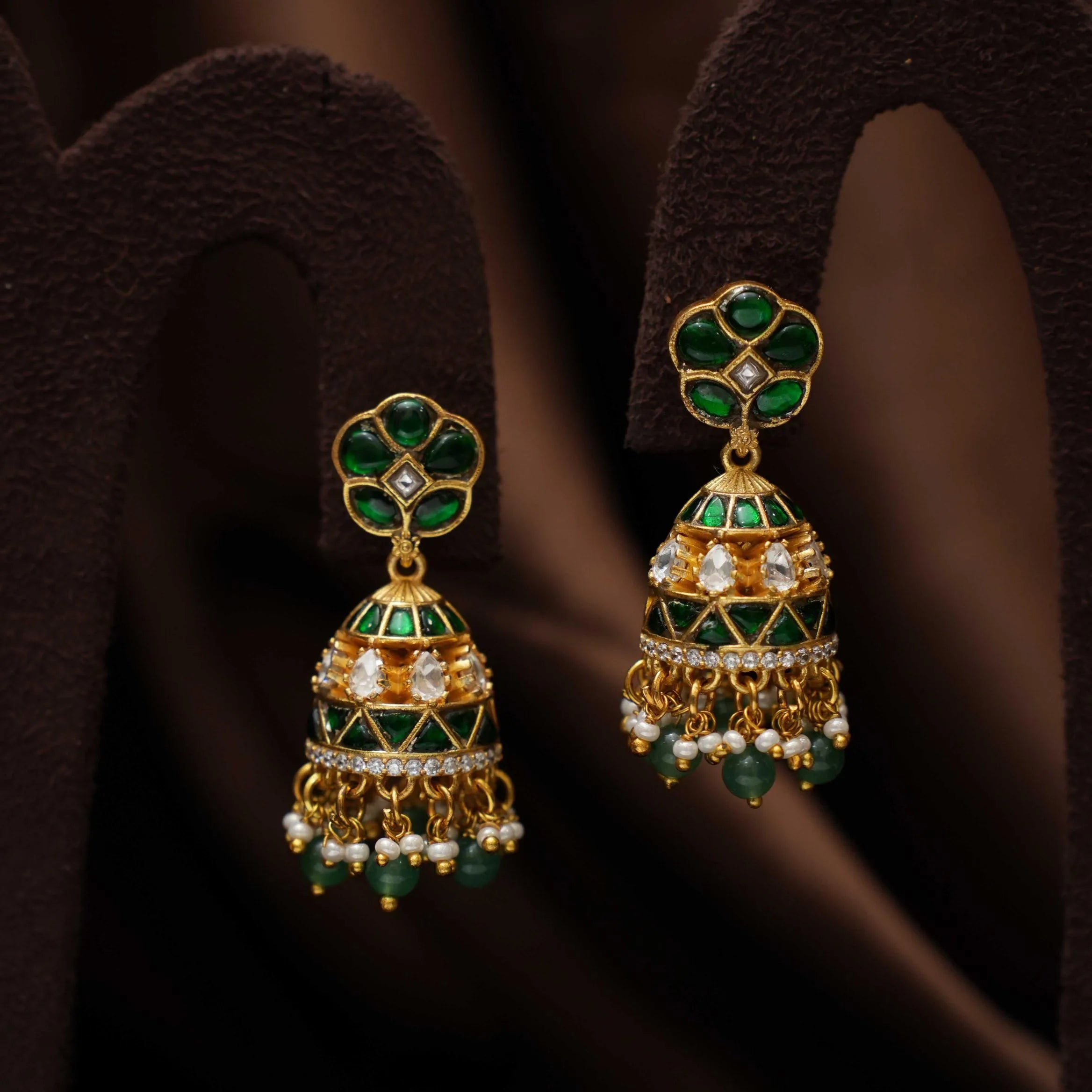 Thalia Polki Jhumka Earrings