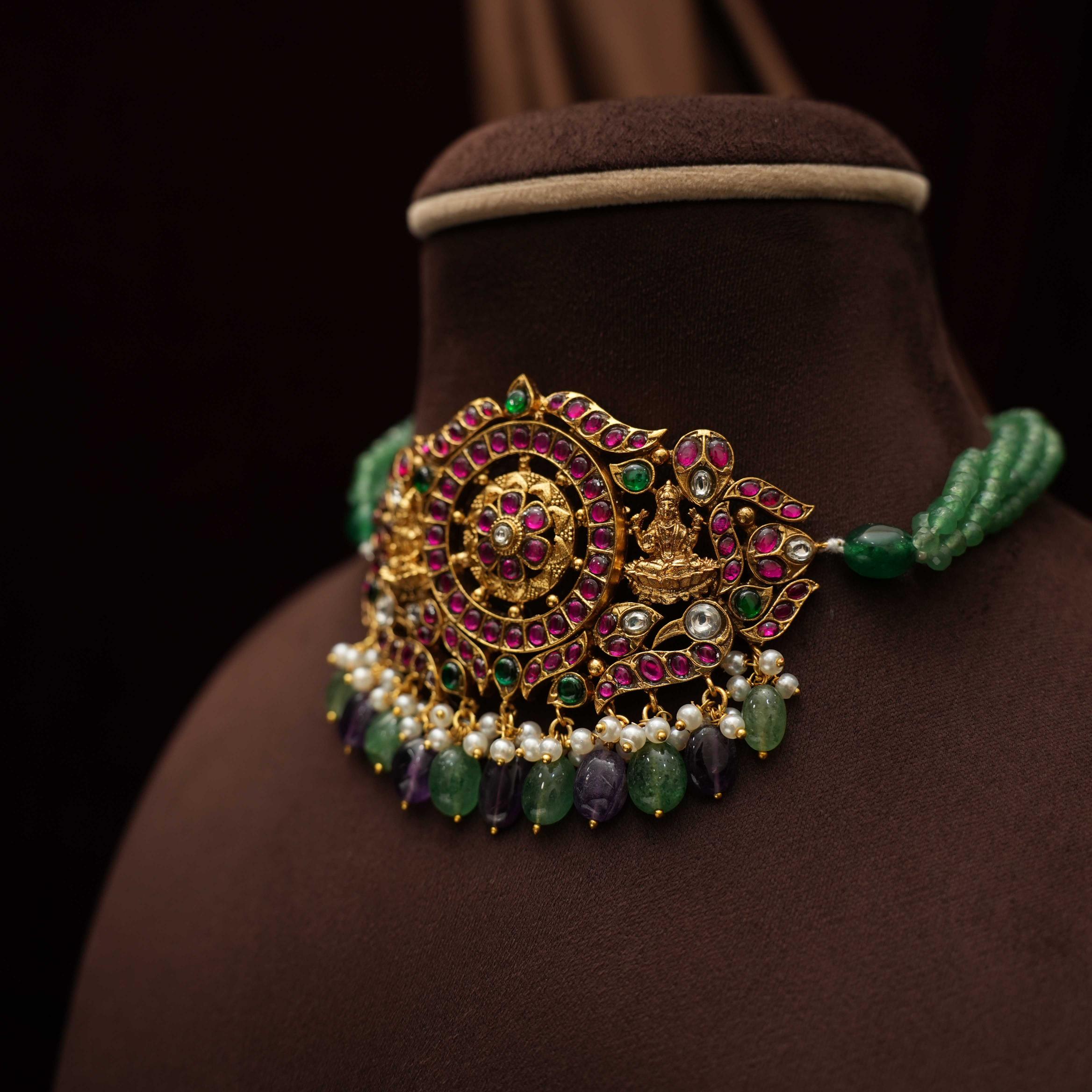 Thea Polki Beaded Necklace