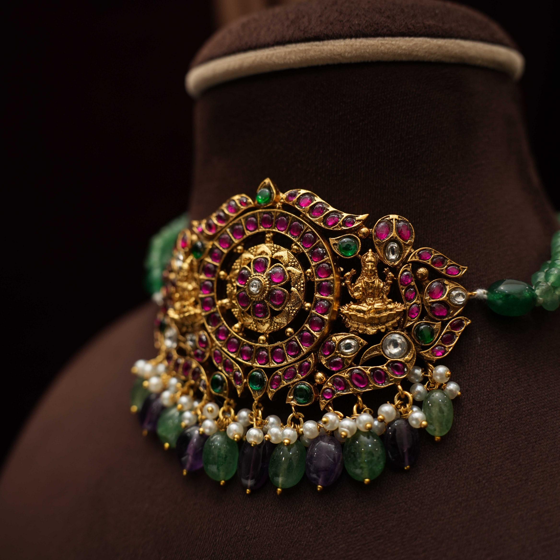 Thea Polki Beaded Necklace